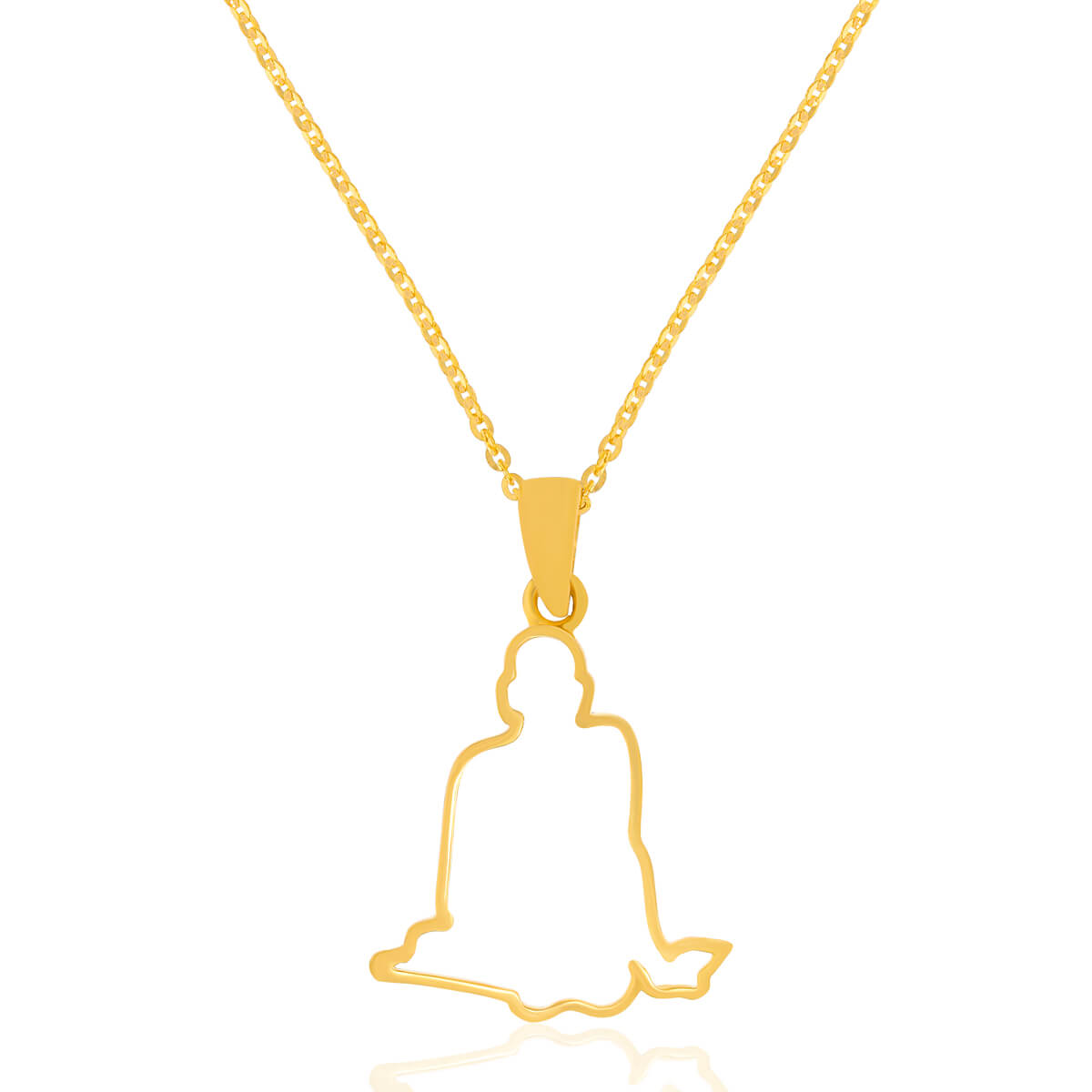 Divine Swami Samarth Gold Pendant with Free Gold Coin