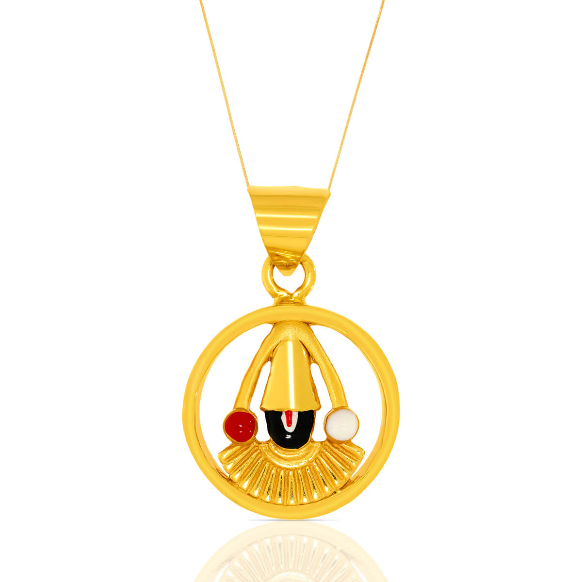 Balaji Venkateswara God Gold Pendant with Free Gold Coin