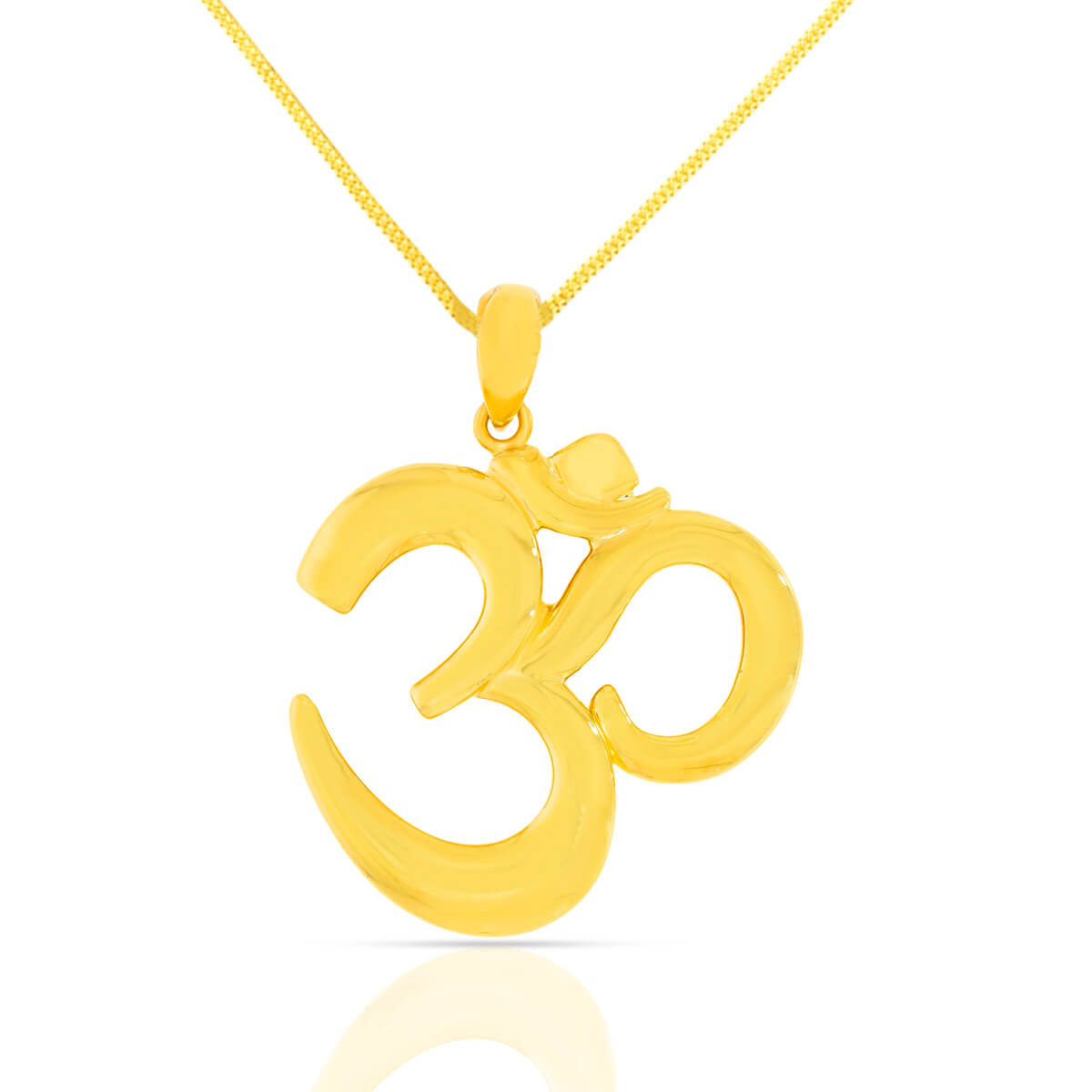 Spiritual Elegance Om Gold God Pendant