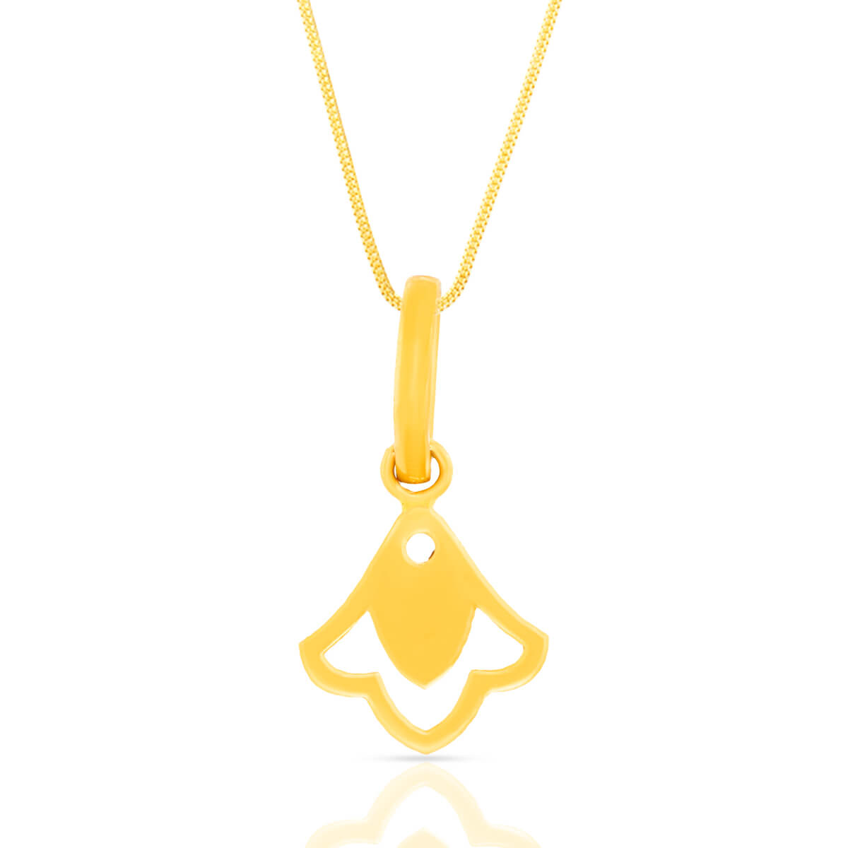 Fancy Design Daily Wear Gold Pendant