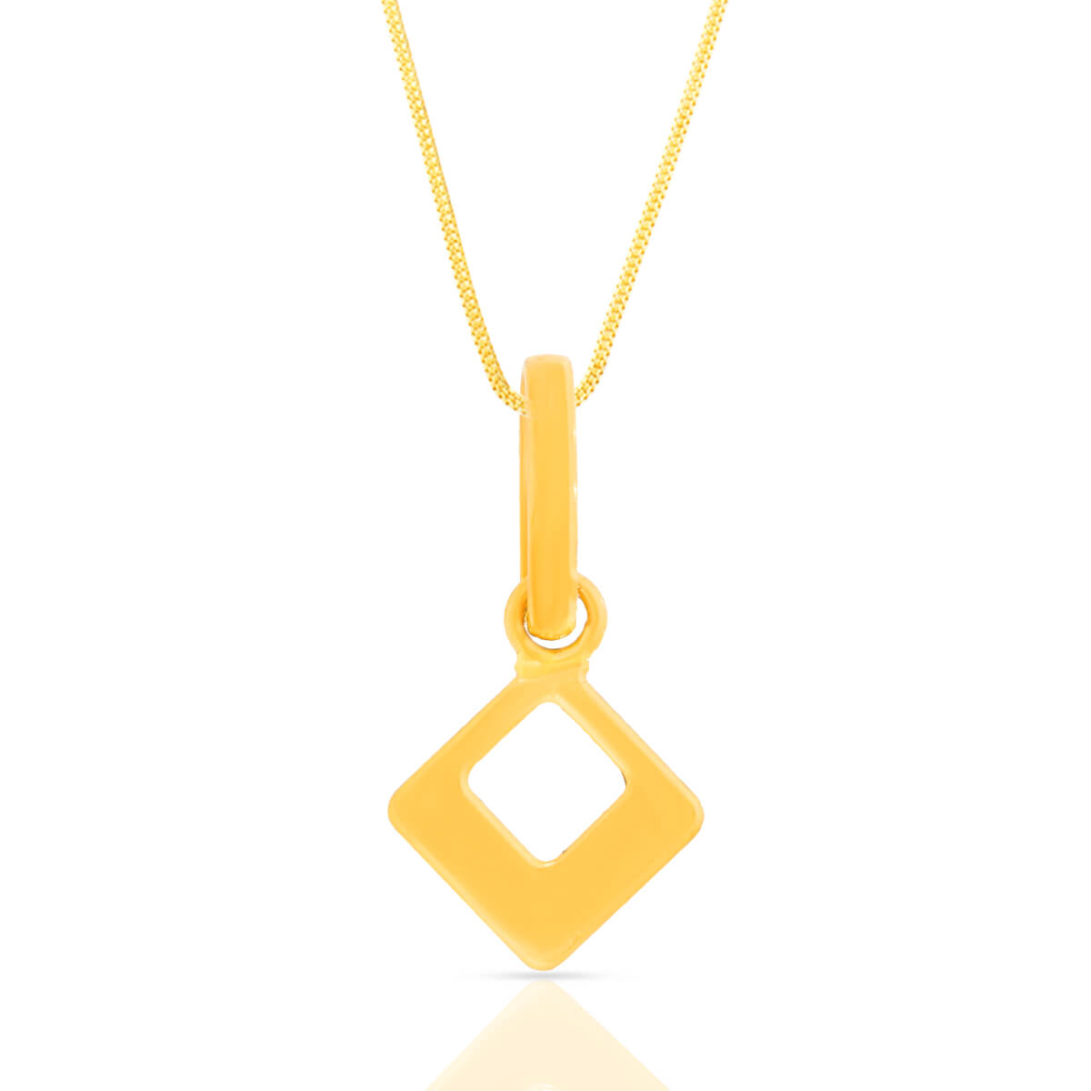 Geometric Grace Gold Pendant