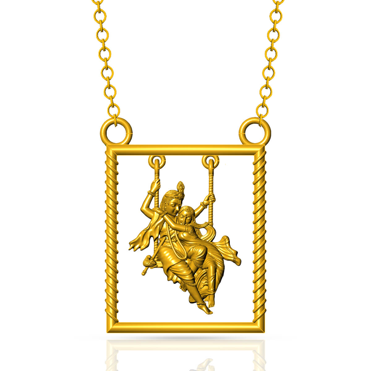 Gold Pendant with Free Gold Coin