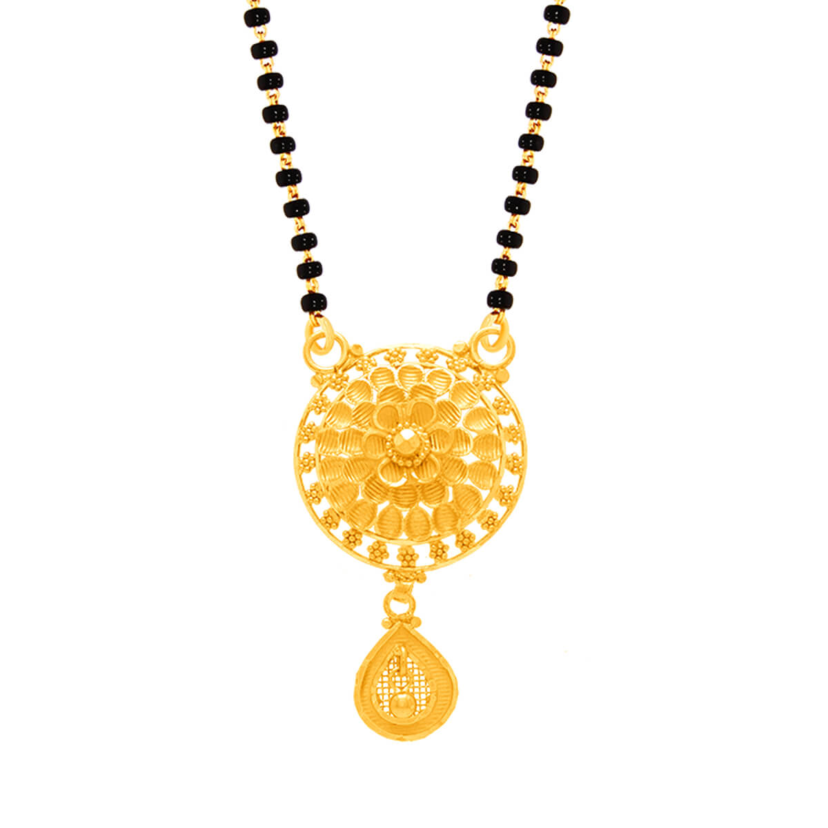 Esanika Gold Mangalsutra Pendant