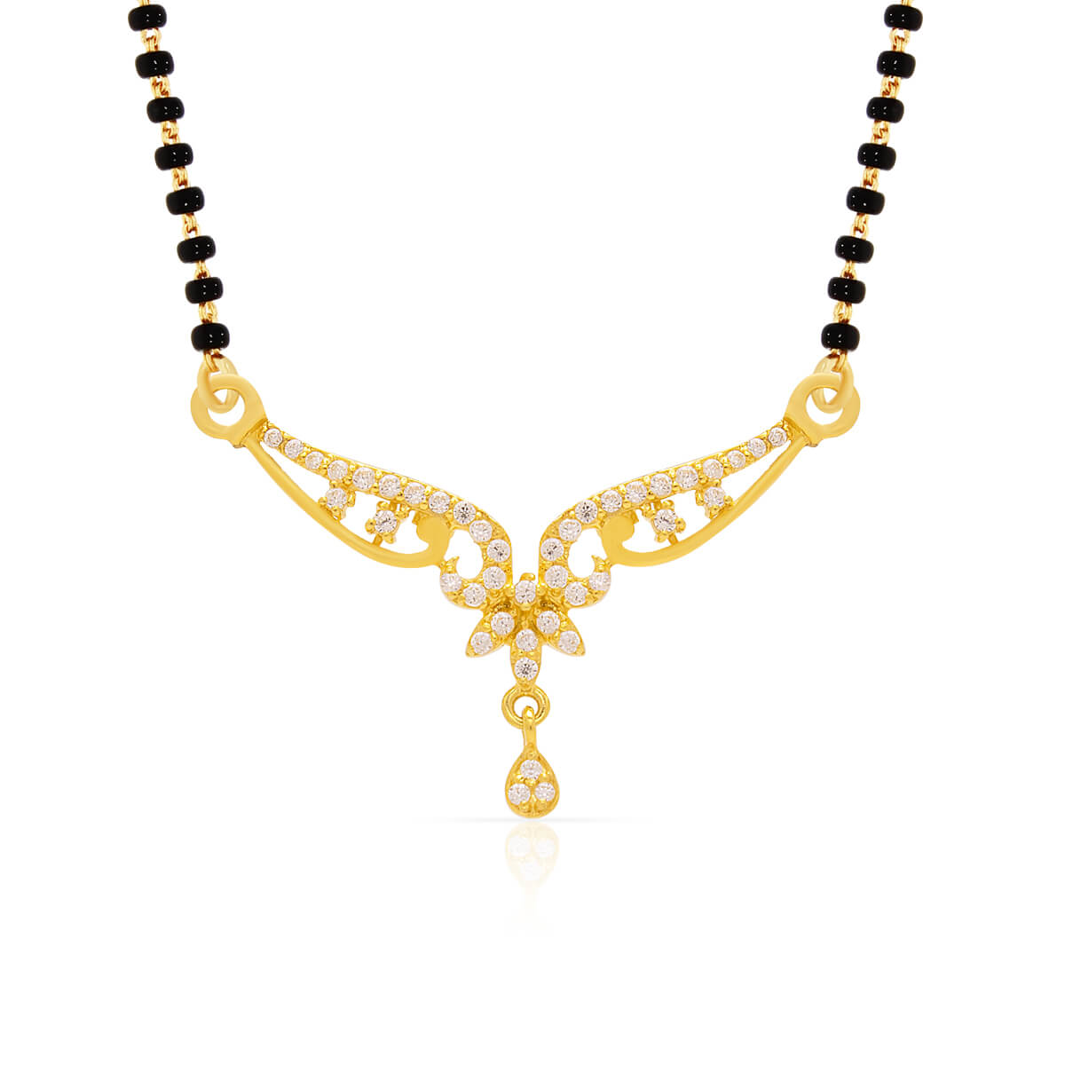 Aureate Symphony Gold Mangalsutra Pendant