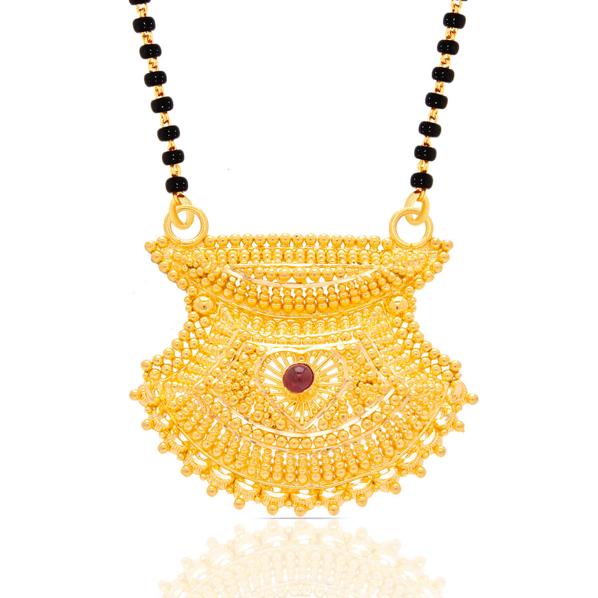 Suhag Mangalsutra Gold Pendant