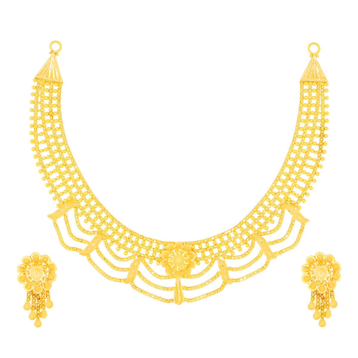 Gold Necklace Set For Women with Free Gold Coin