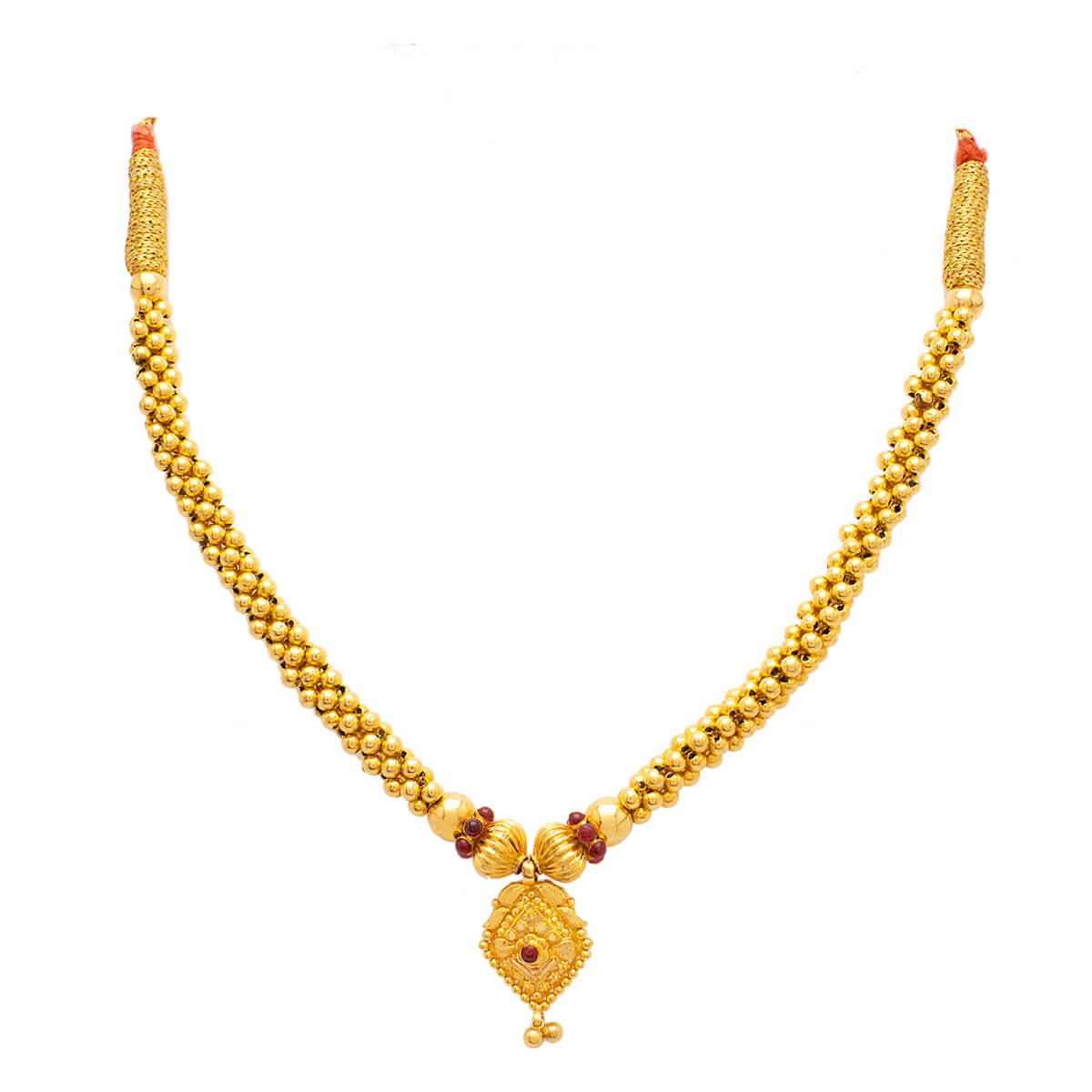 Idhant Gold Thushi with Free Gold Coin