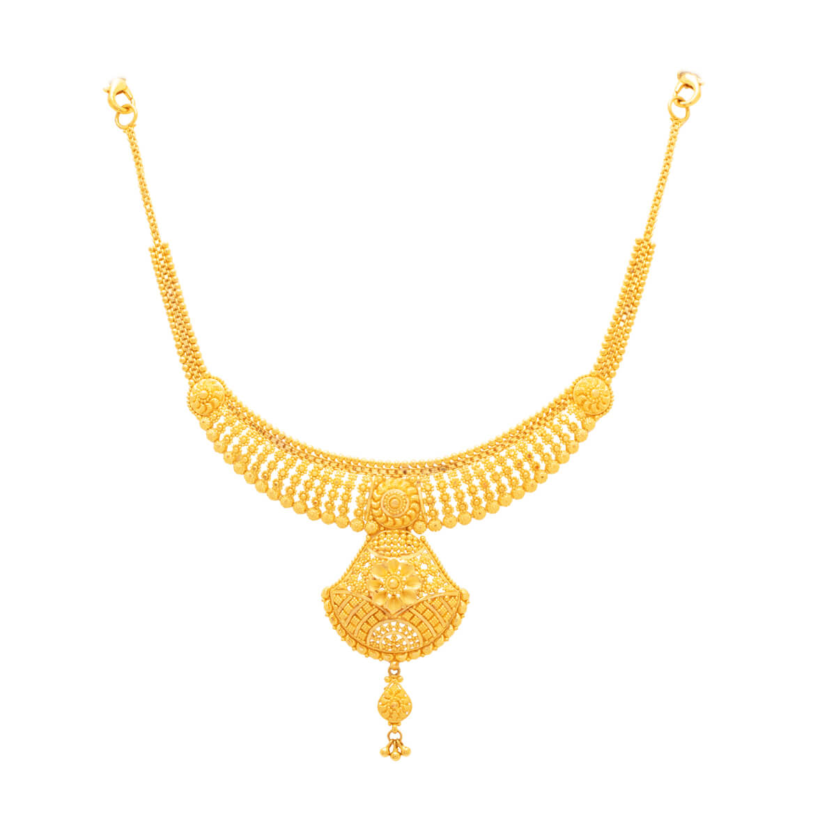 Nanisha Gold Necklace with Free Gold Coin