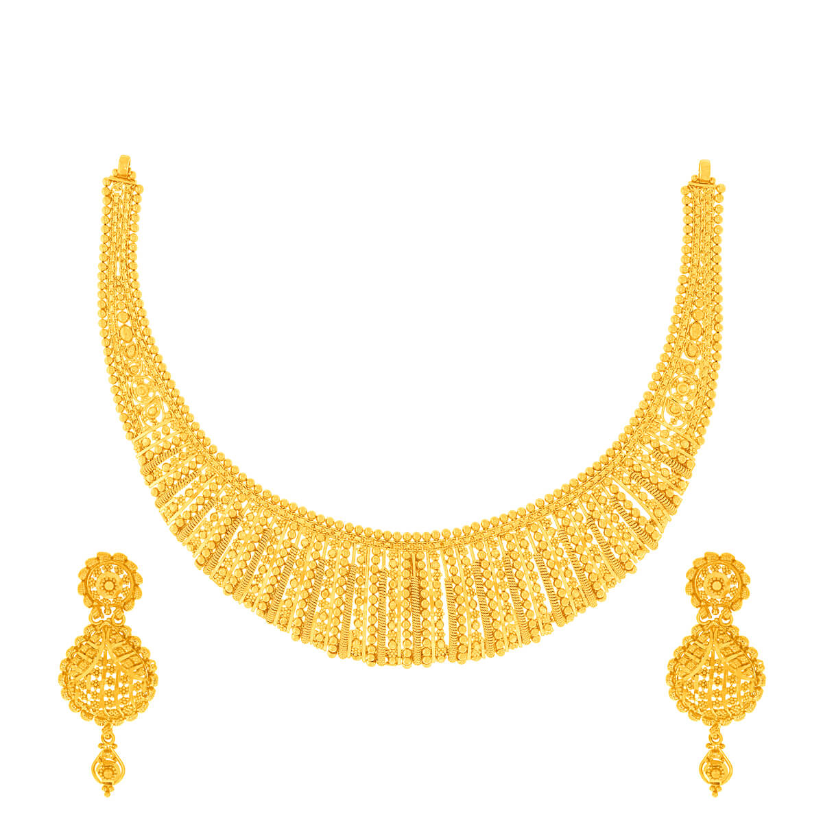 Qurisha Gold Necklace with Free Gold Coin