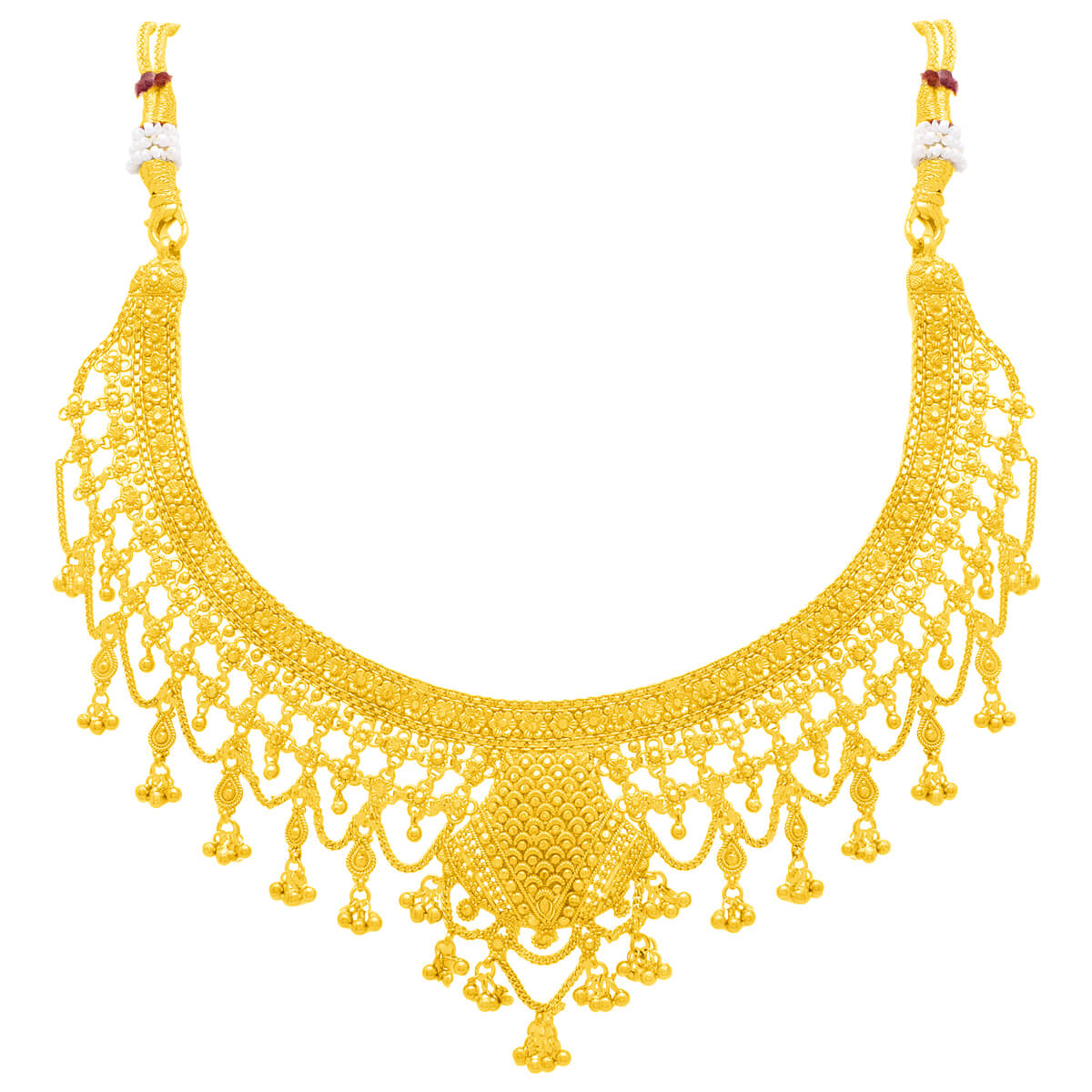 Tarisha Gold Necklace with Free Gold Coin