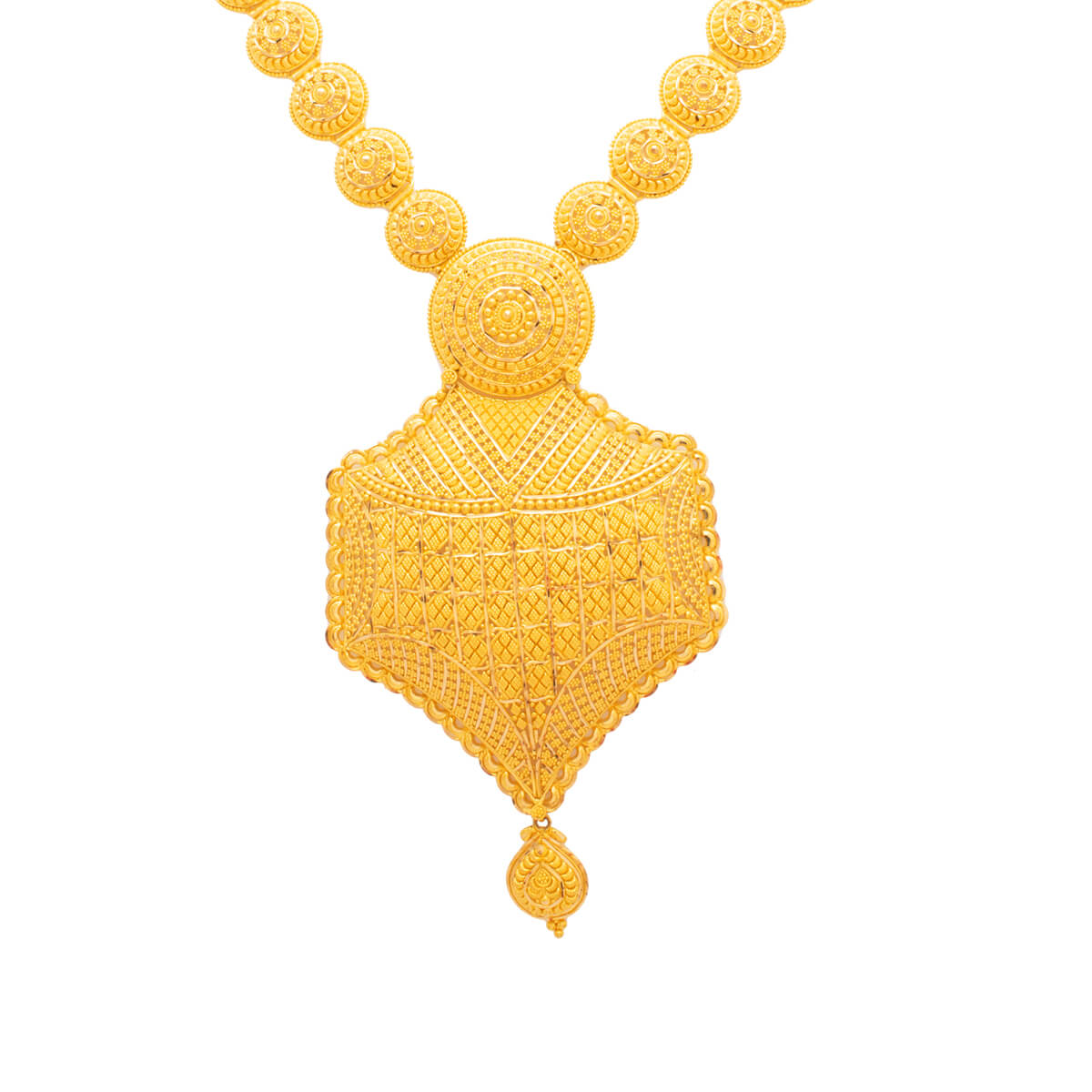 Aakashi Gold Necklace with Free Gold Coin