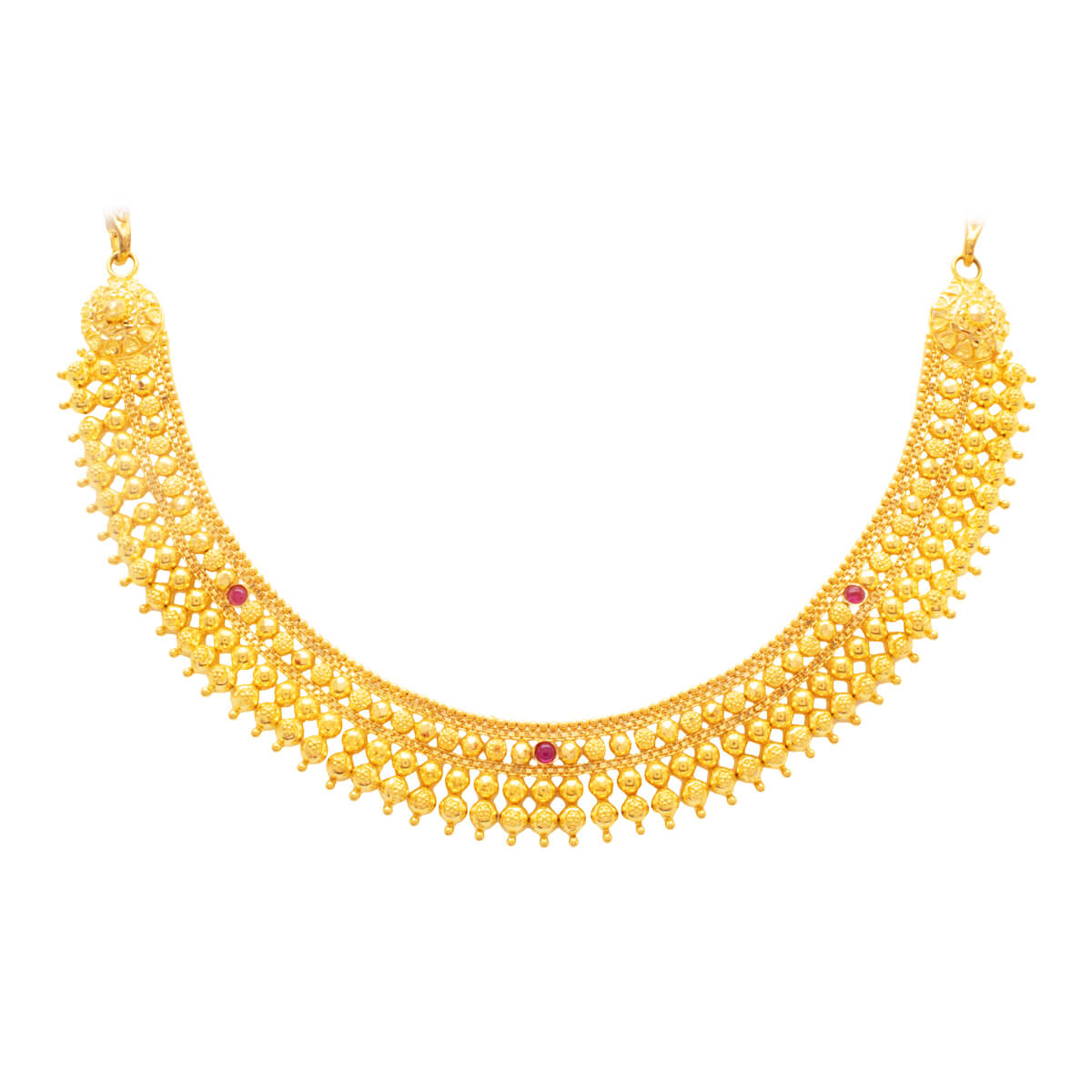 Ishanika Gold Necklace with Free Gold Coin