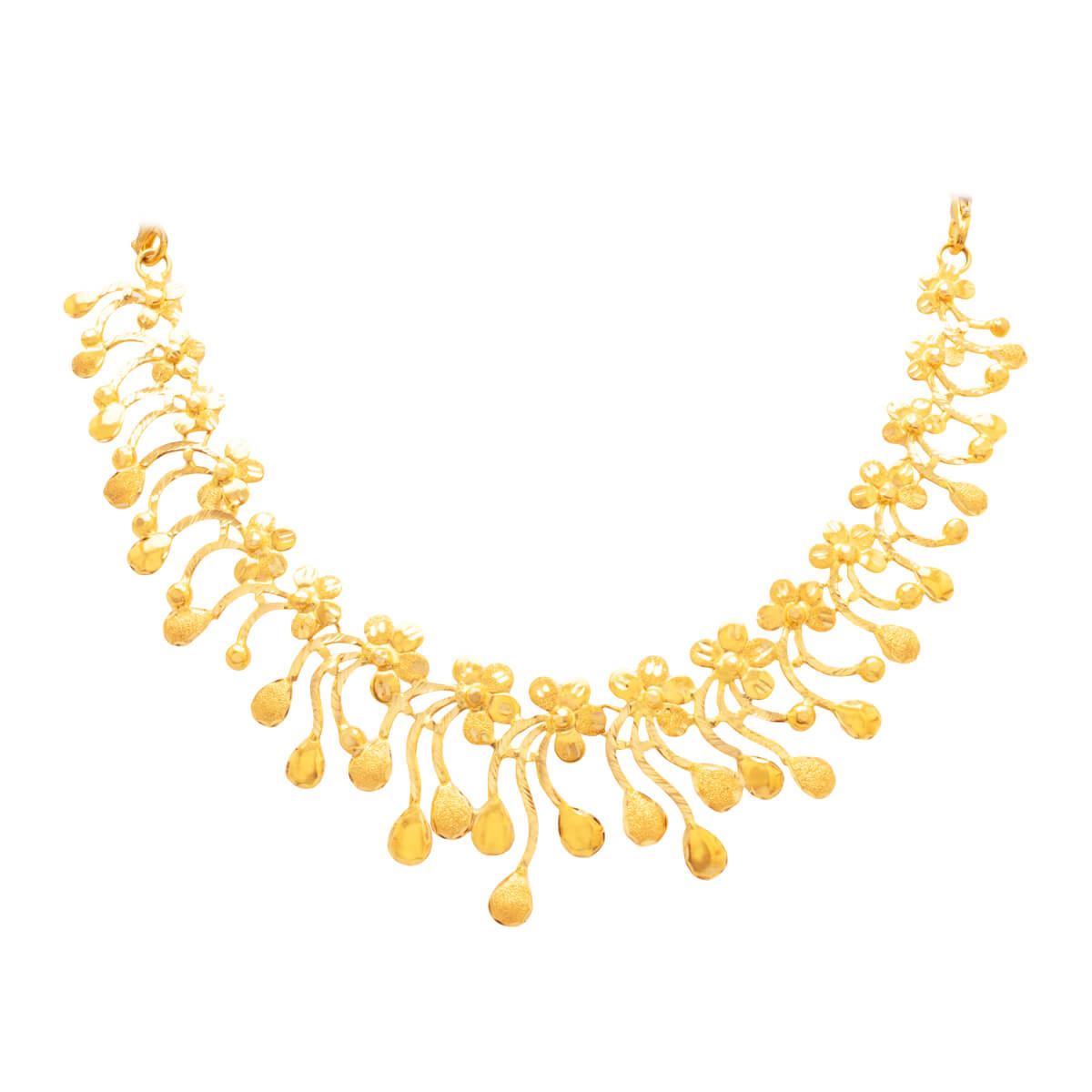 Imperial Floral Gold Ethnic Necklace