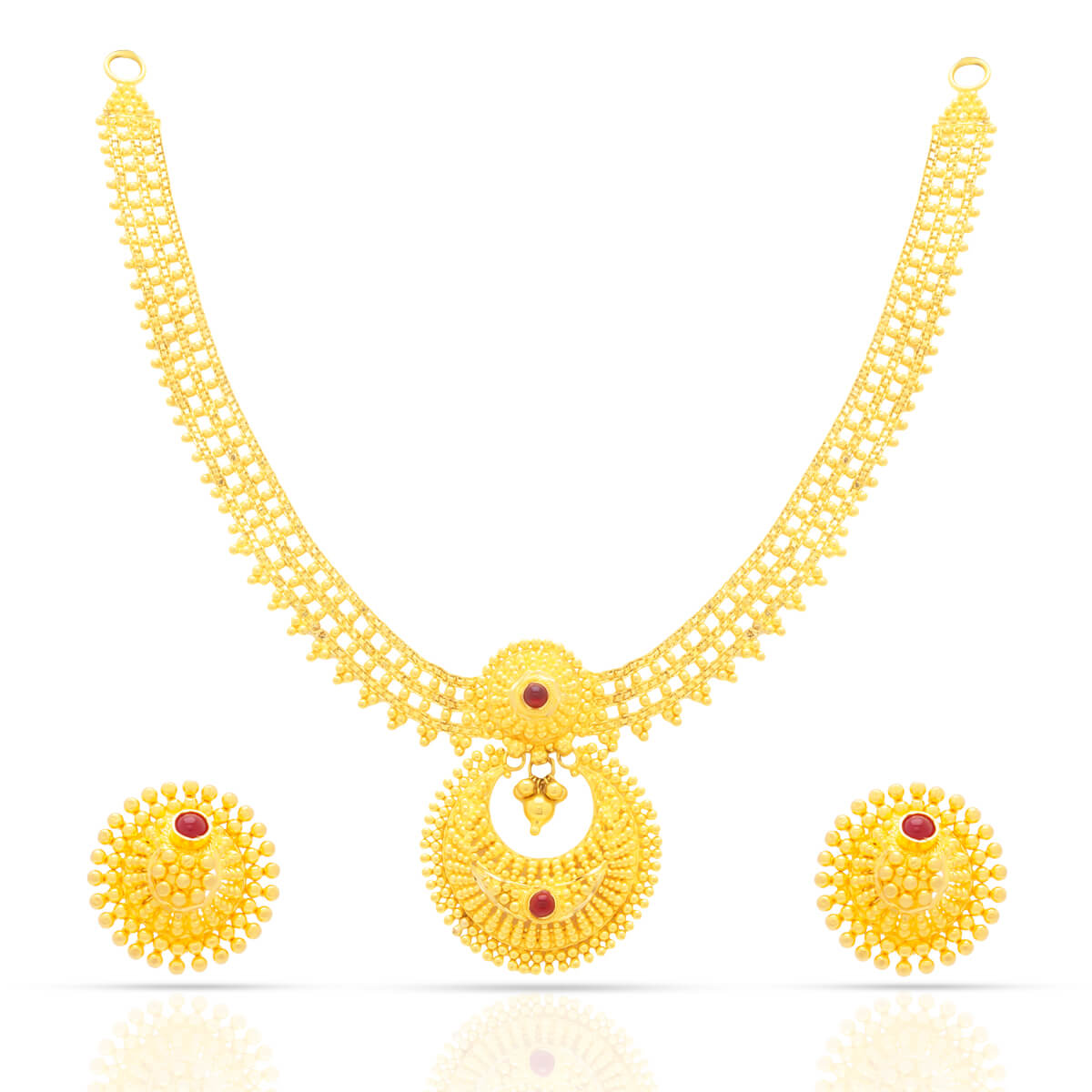 Gold Necklace Set with Free Gold Coin