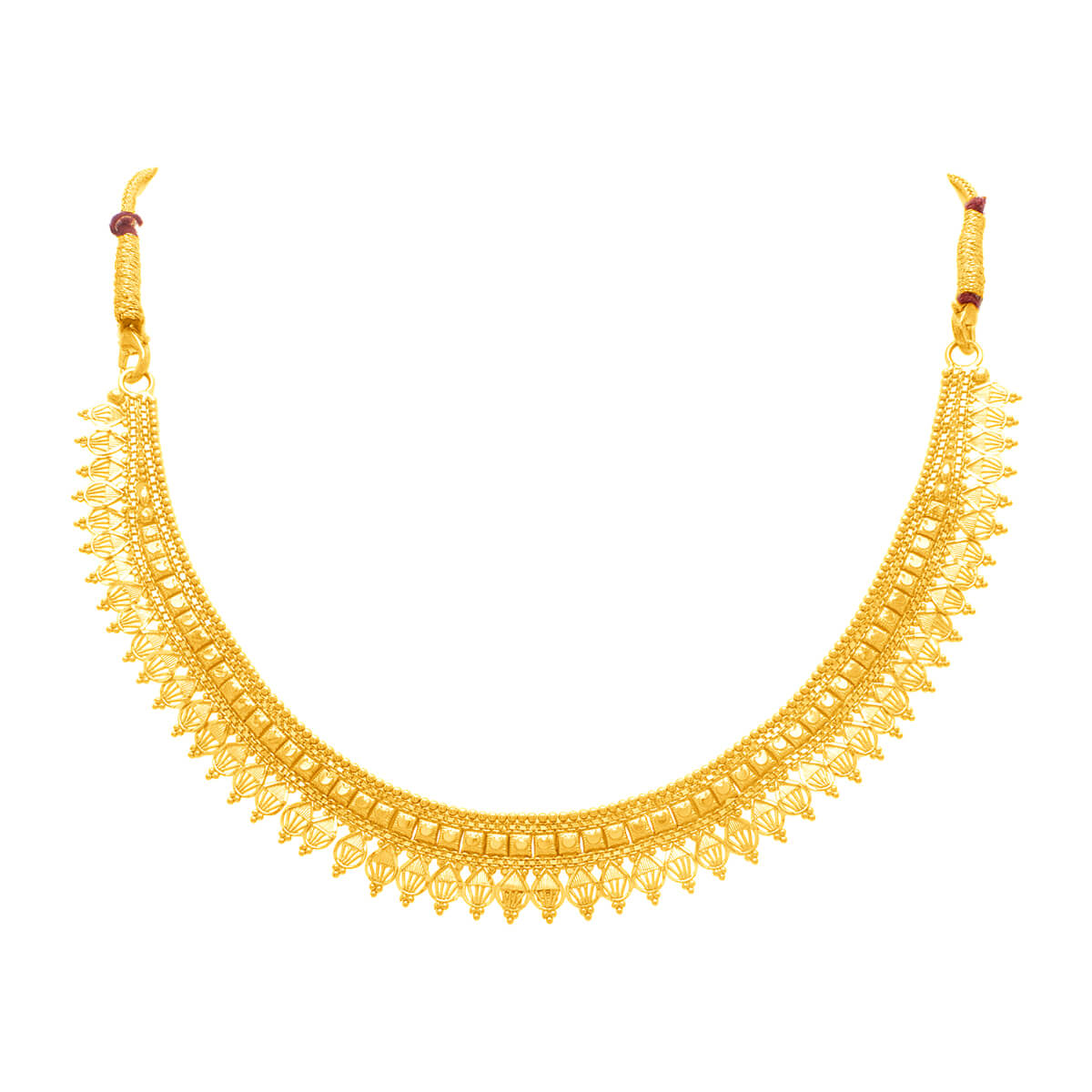 Harmisha Gold Necklace with Free Gold Coin