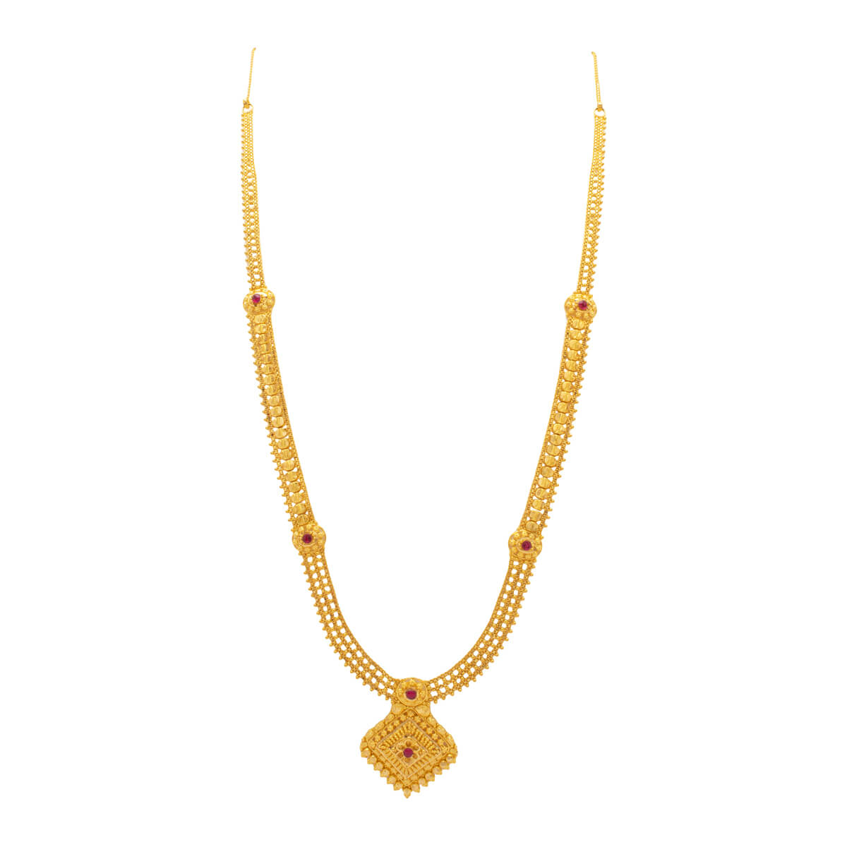 Trivedya Gold Necklace with Free Gold Coin