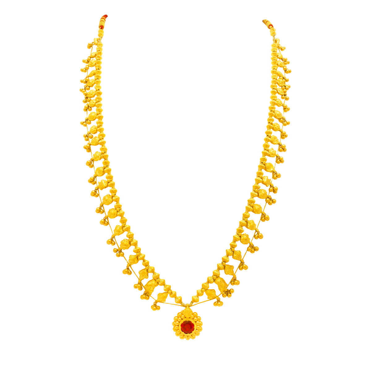 Kolhapuri Saaj Gold Necklace with Free Gold Coin