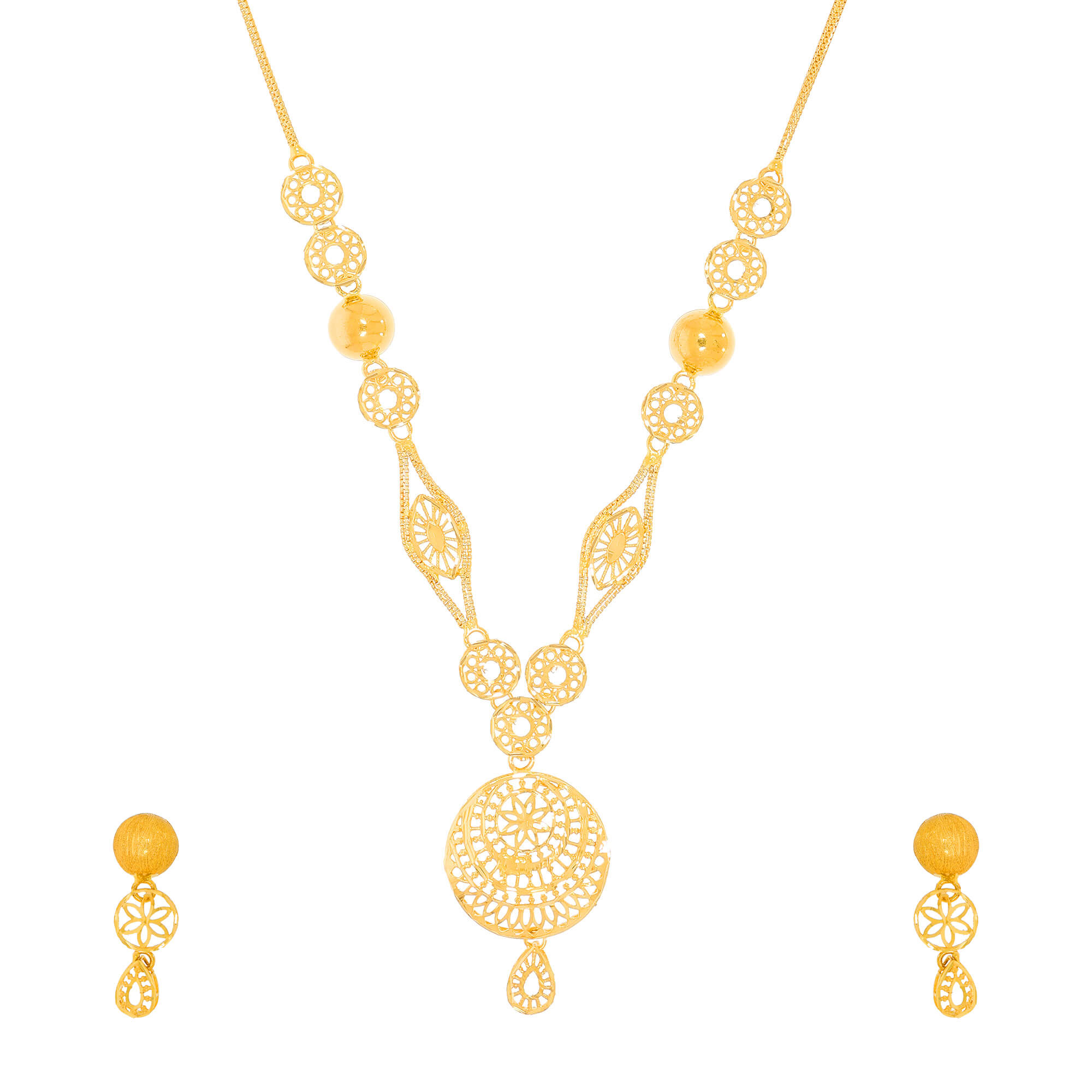 Pramita Gold Necklace with Free Gold Coin