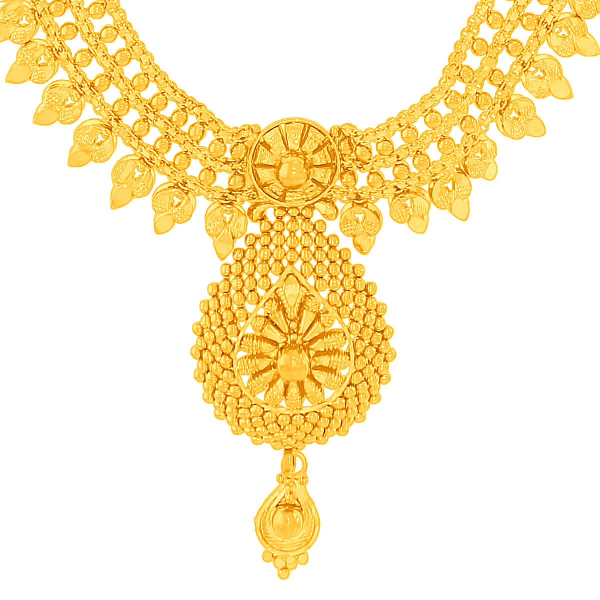 Rivisha Gold Necklace with Free Gold Coin