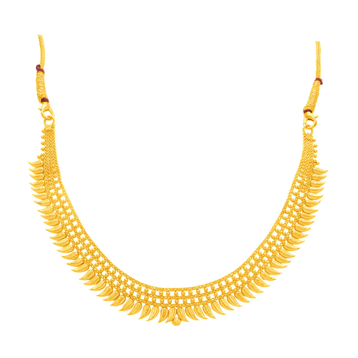 Ranisha Gold Necklace with Free Gold Coin