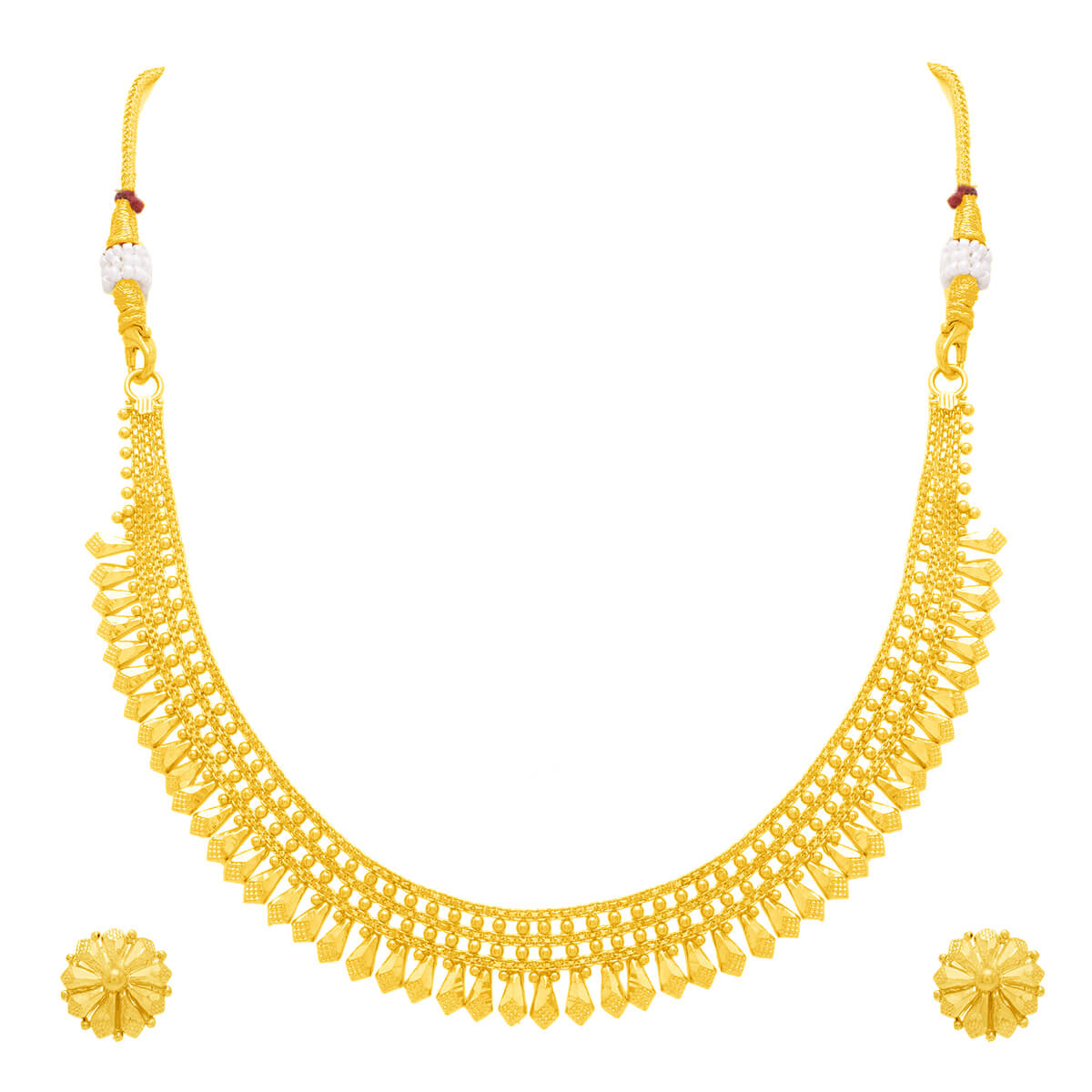 Idika Gold Necklace Set with Free Gold Coin