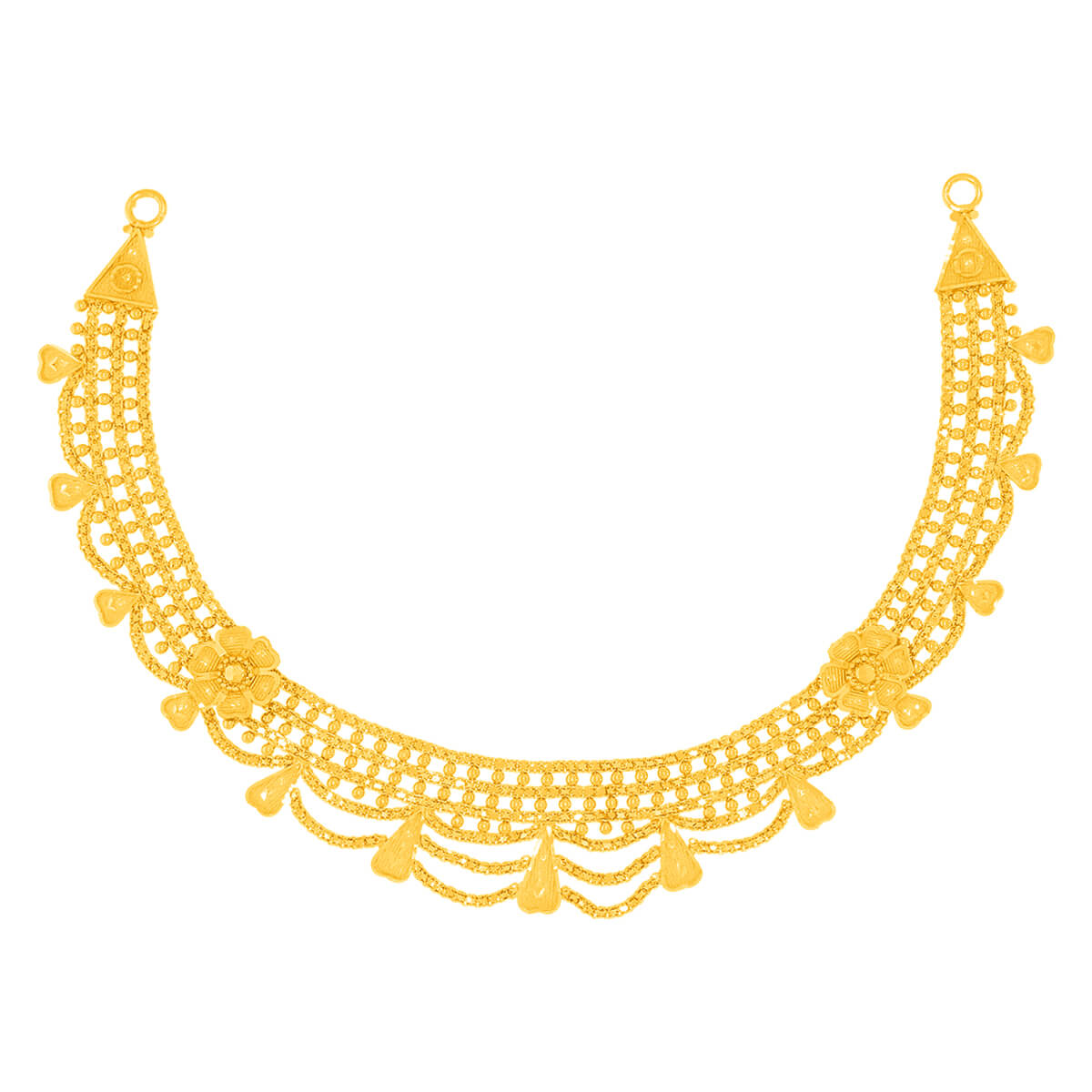 Atiksh Gold Necklace with Free Gold Coin