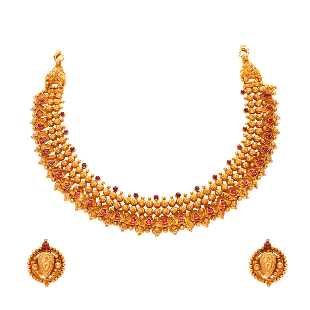 Oceanic Gold Necklace Set with Free Gold Coin