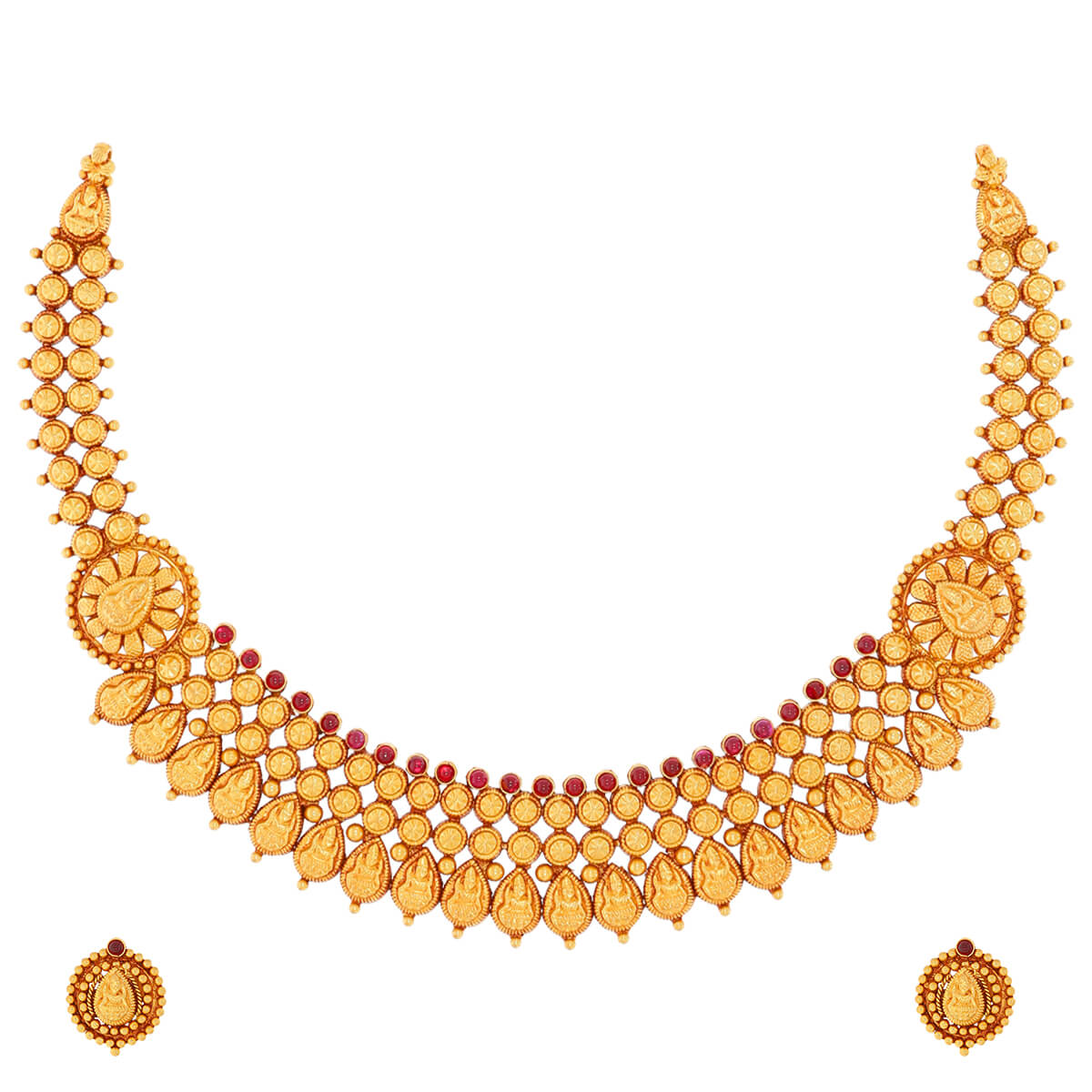 Exquisite Antique Gold Necklace Set