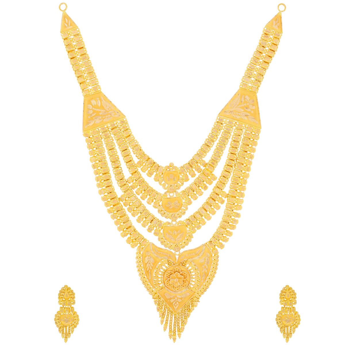 Harshree Gold Necklace Set