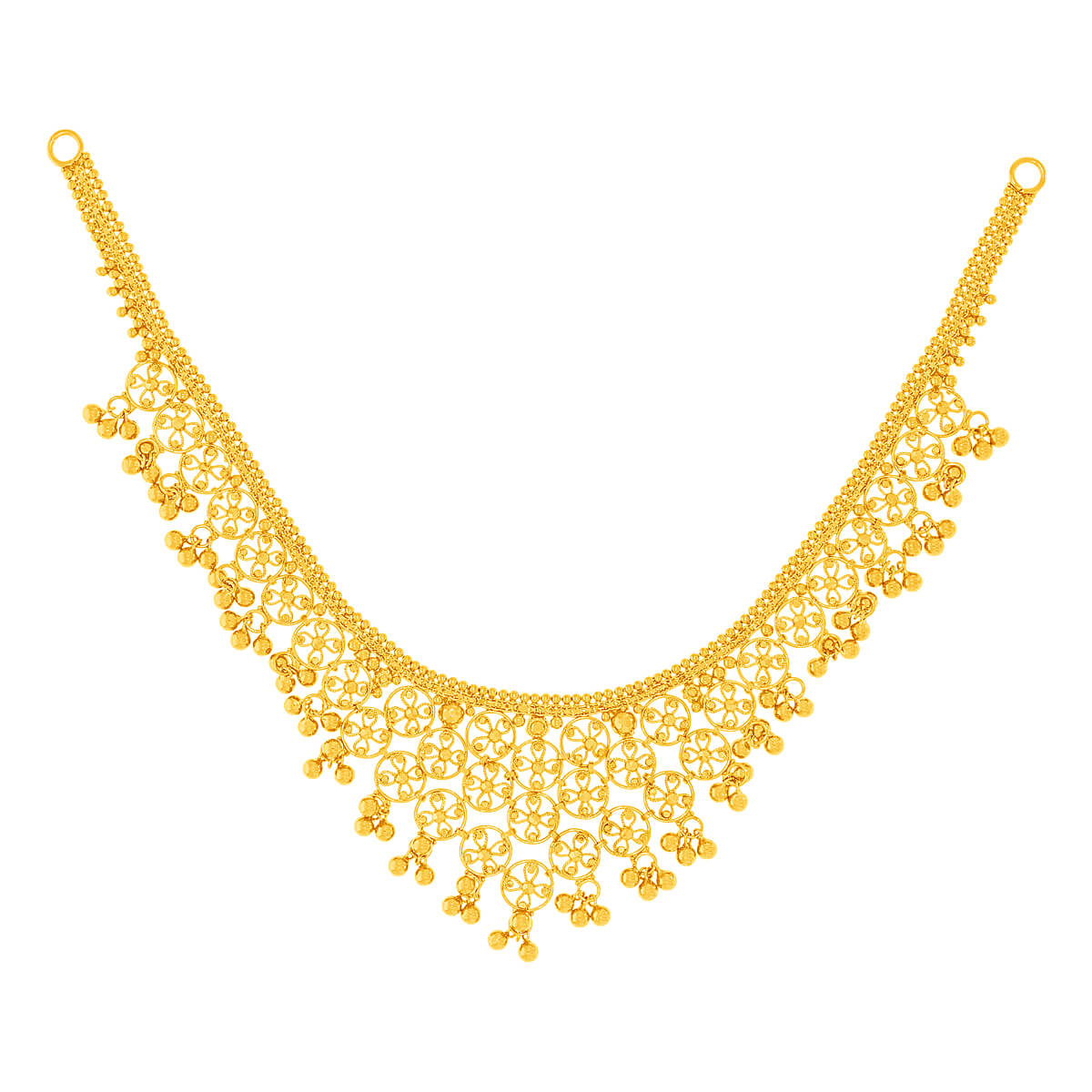 Anjeeta Gold Necklace