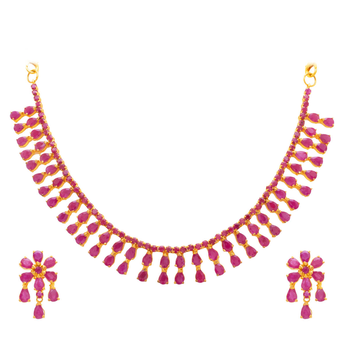 Maynisha Gold Necklace Set with Free Gold Coin