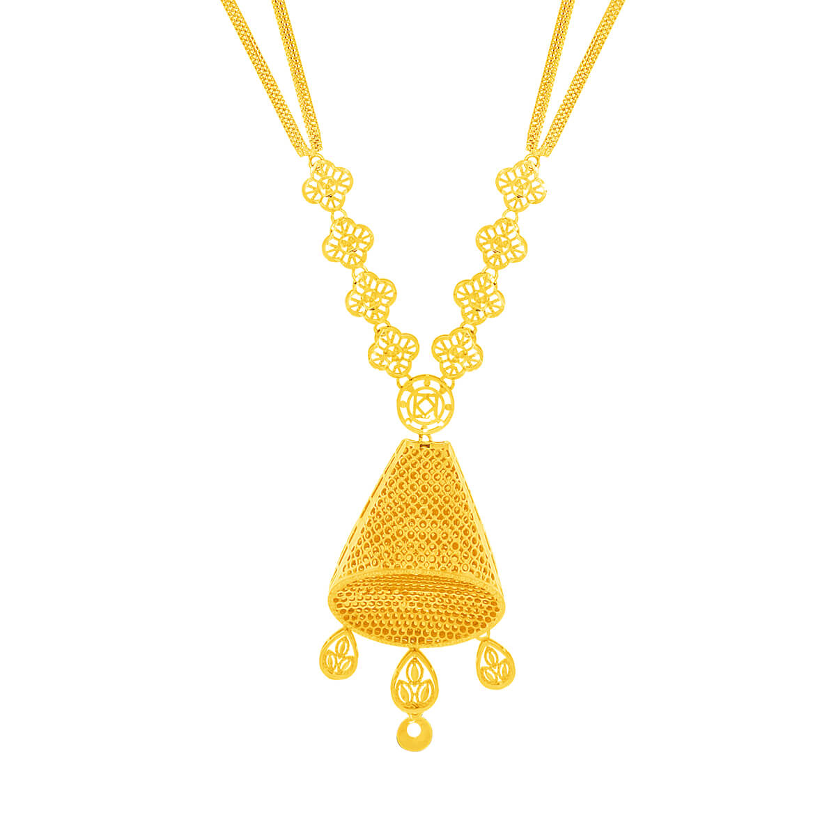 Niradh Gold Necklace with Free Gold Coin