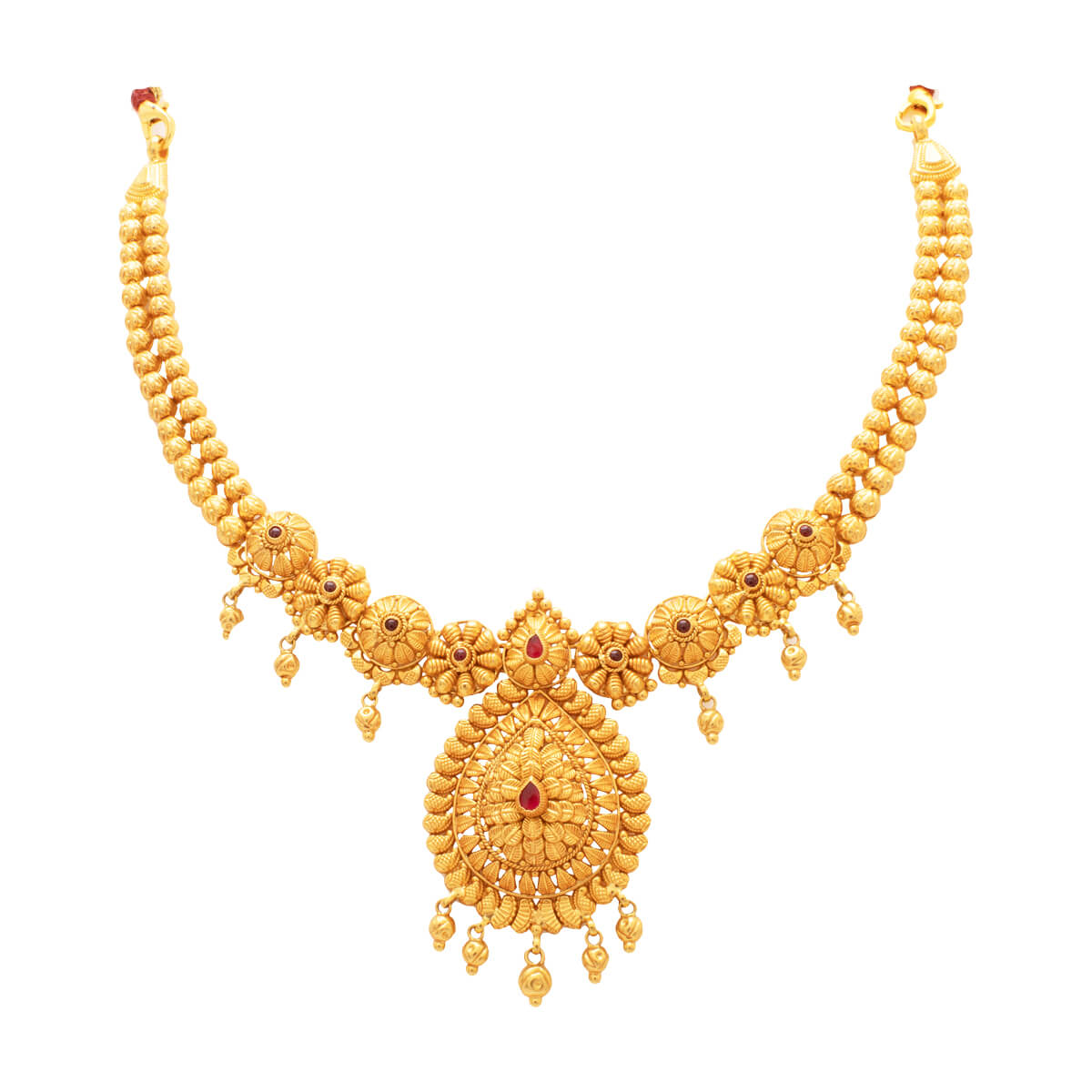 Nigaah Gold Necklace with Free Gold Coin