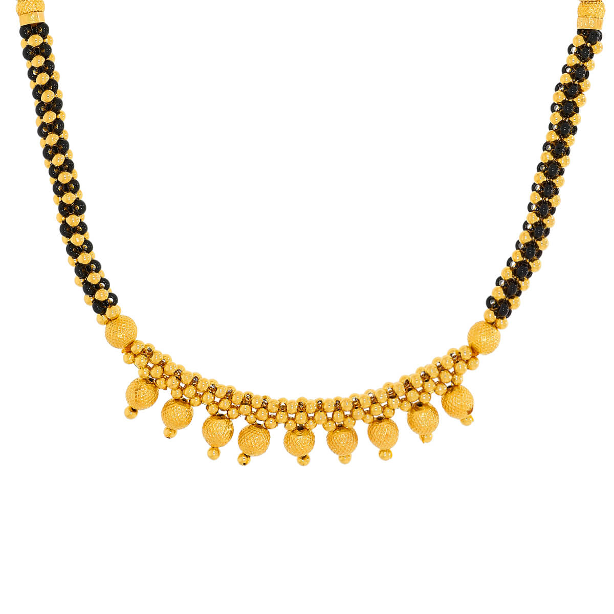 Nirvana Gold Thushi Necklace with Free Gold Coin