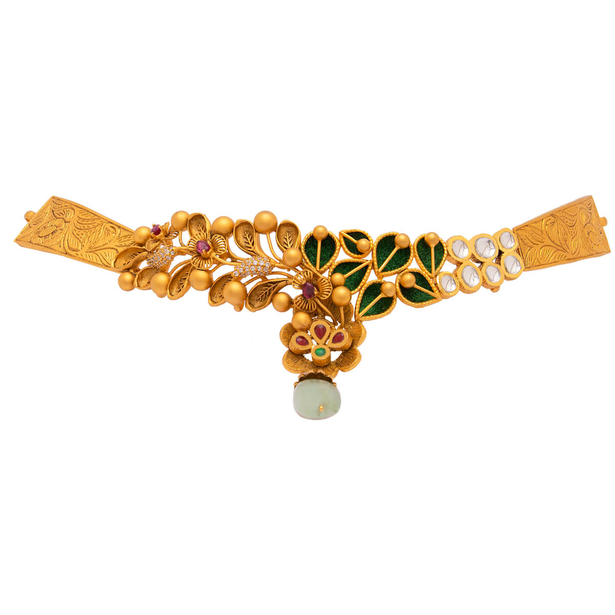 Quinn Floral Gold Necklace