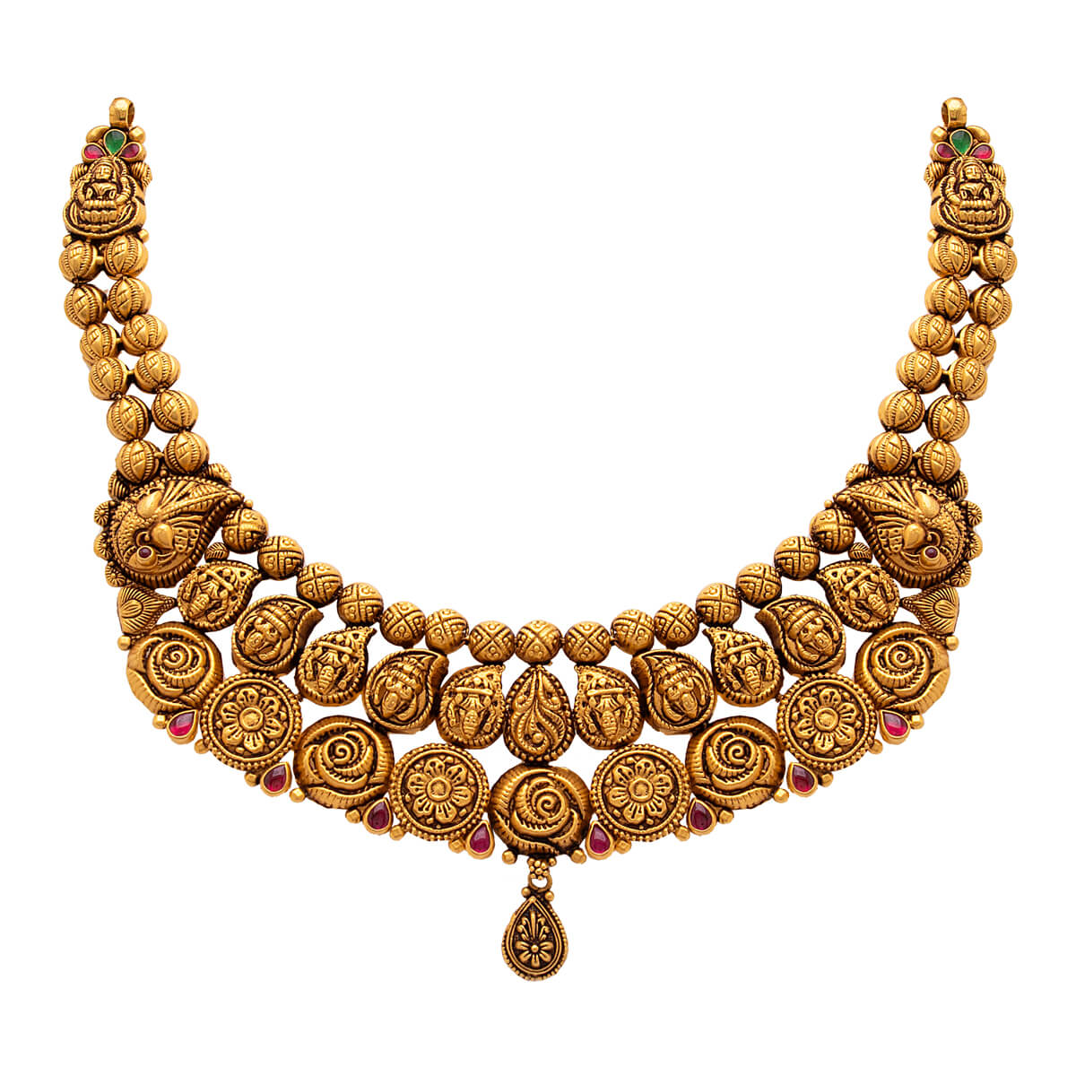 Urvi Eminent Gold Necklace with Free Gold Coin