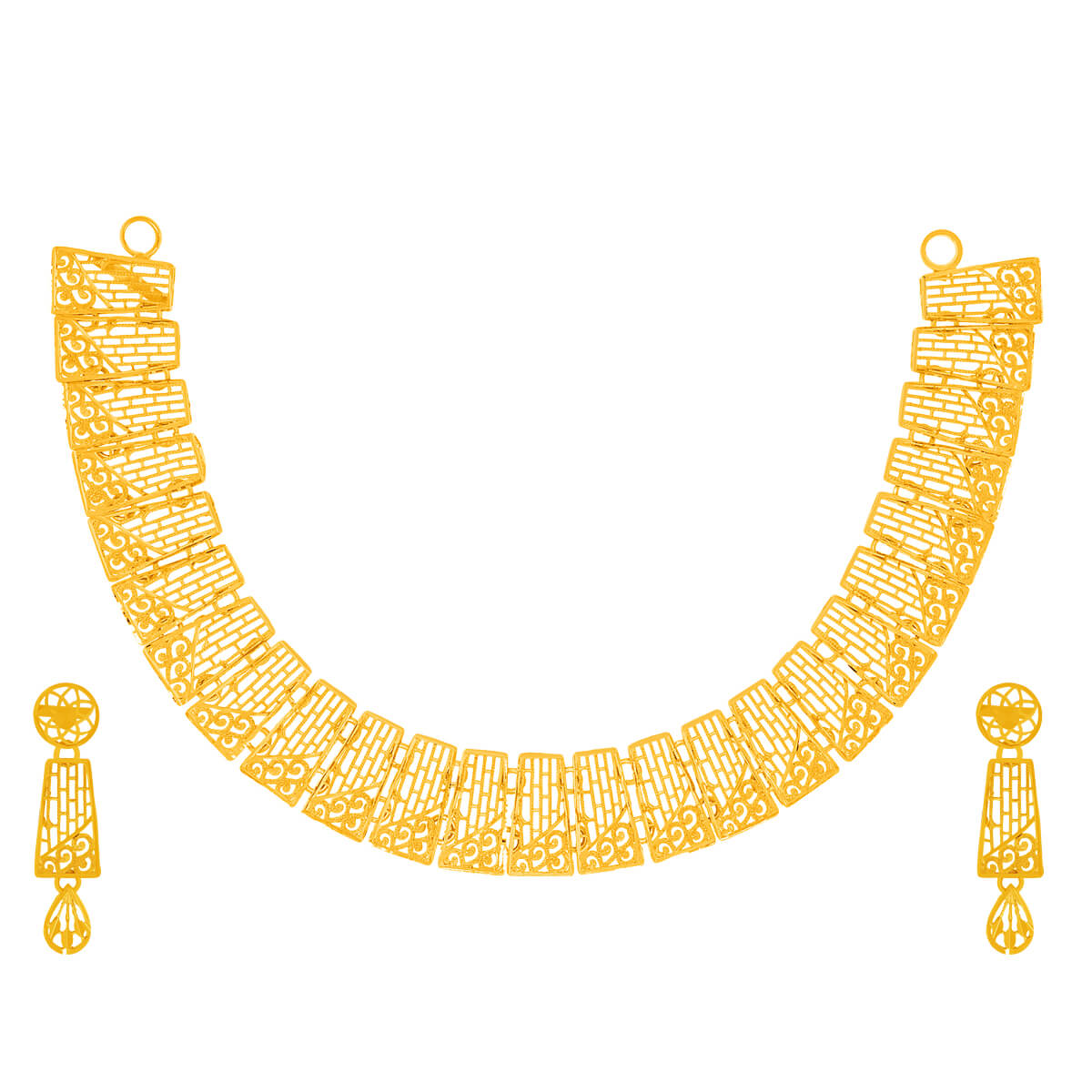 Advika Gold Necklace Set