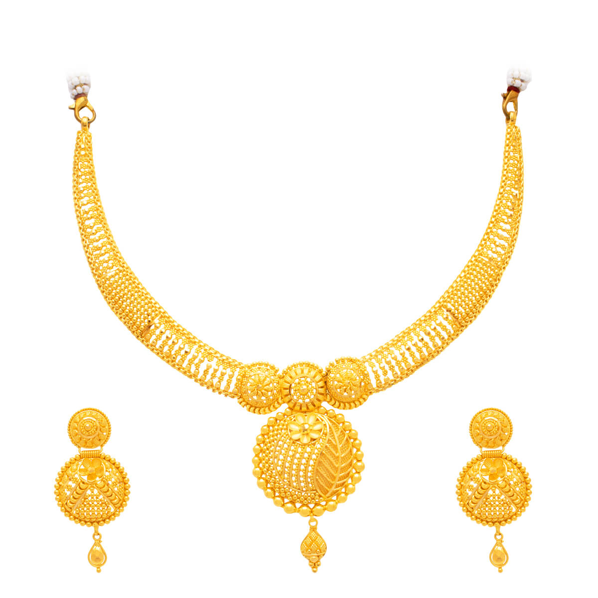 Ziya Gold Necklace Set