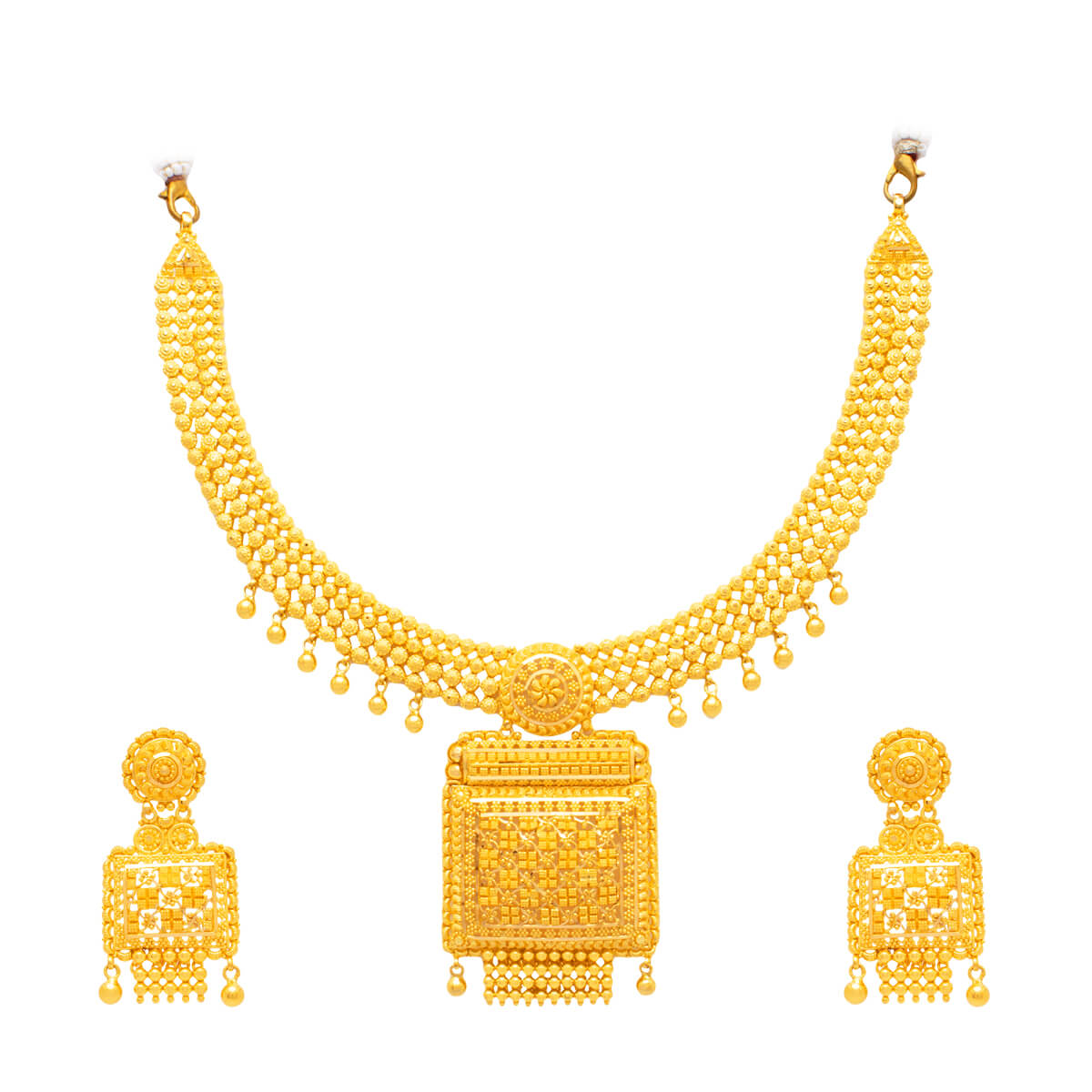 Aadhya Eminent Gold Necklace Set