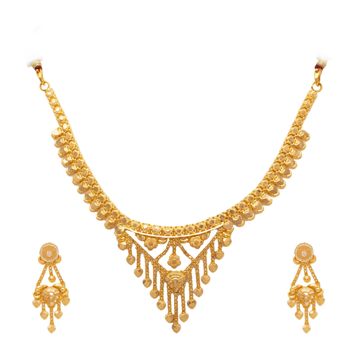 Riva Gold Necklace Set with Free Gold Coin