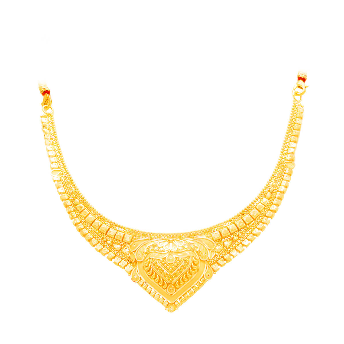 Chandrani Gold Necklace with Free Gold Coin