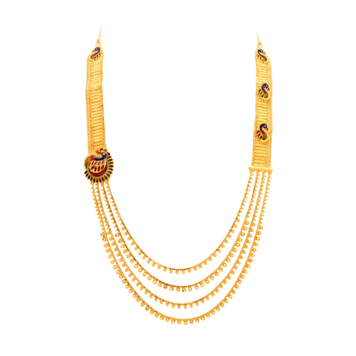 Mayura Glimmer Gold Necklace with Free Gold Coin