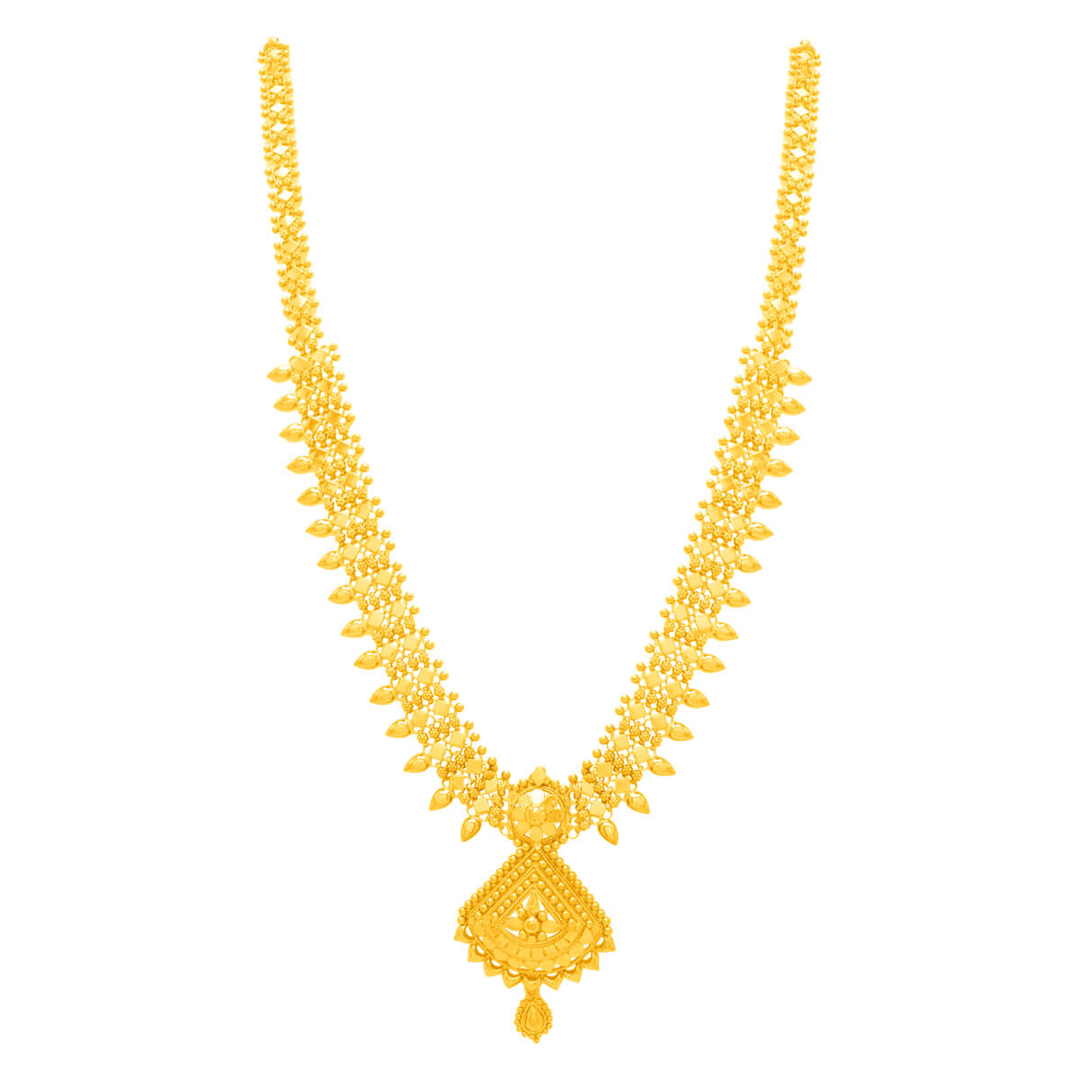 Jishana Eminent Gold Necklace with Free Gold Coin