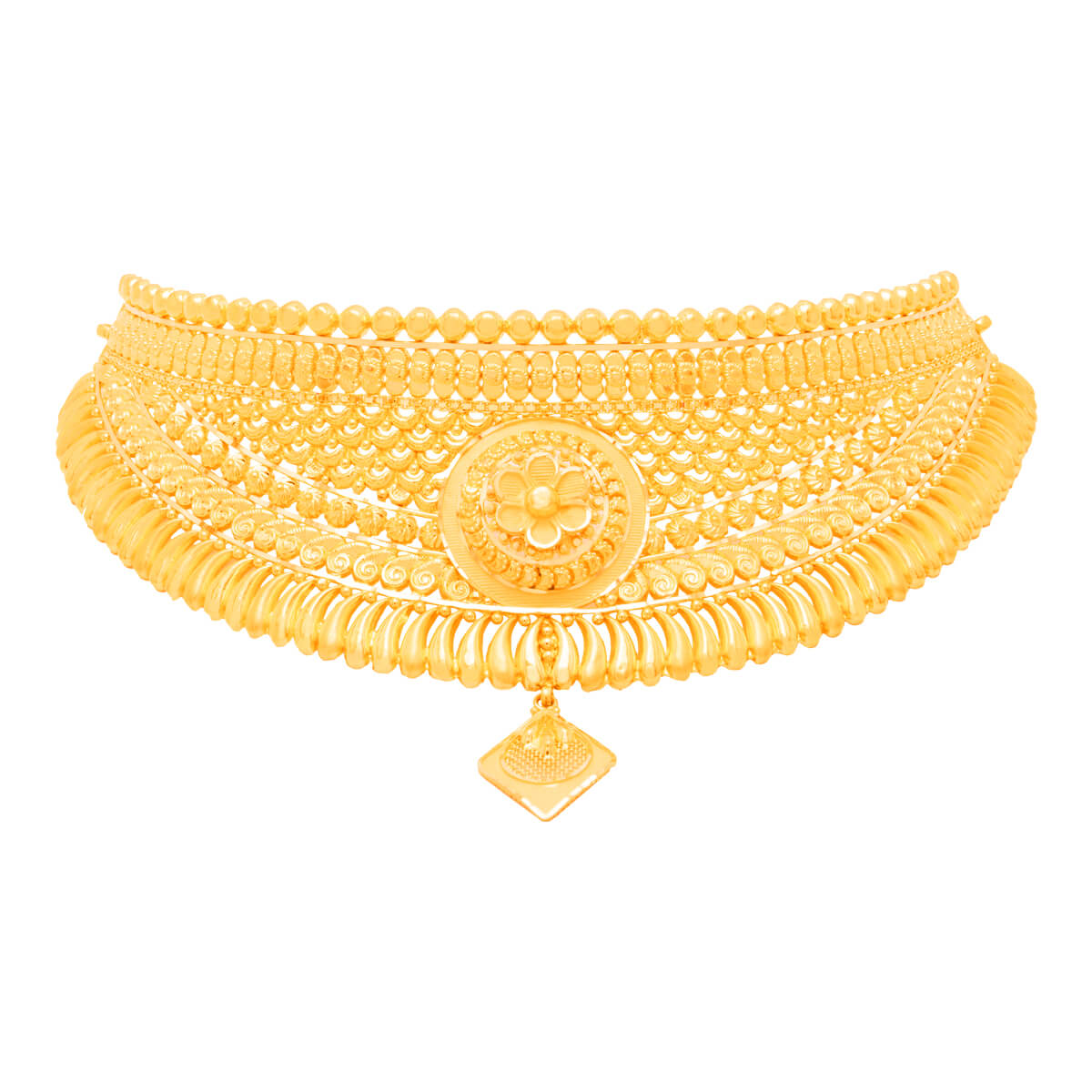 Pradnya Gold Necklace with Free Gold Coin