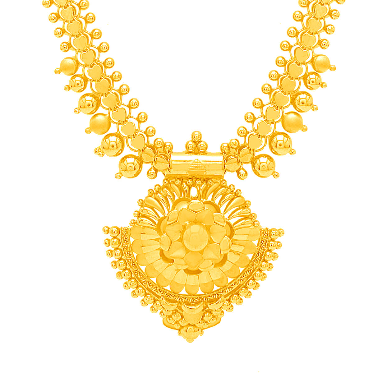 Bramika Gold Necklace with Free Gold Coin