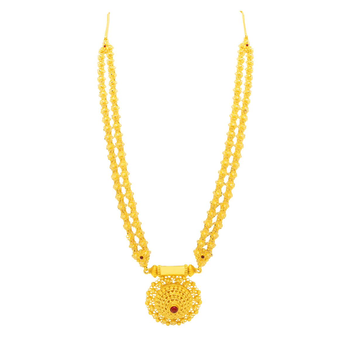 Pavira Gold Necklace with Free Gold Coin