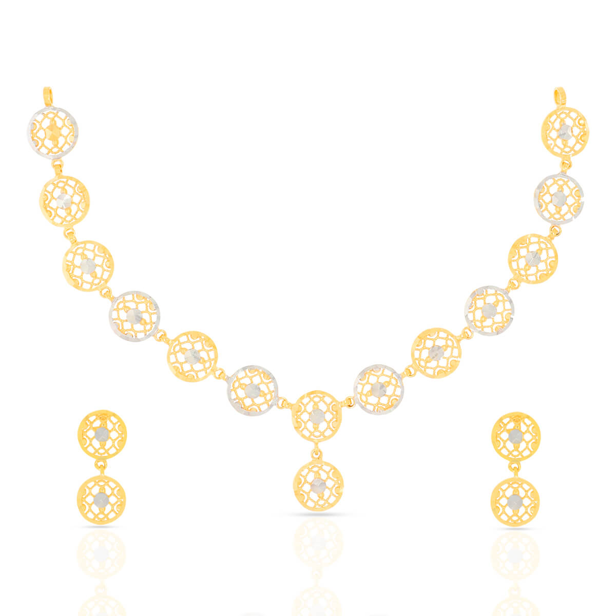 Gold Necklace Set with Free Gold Coin