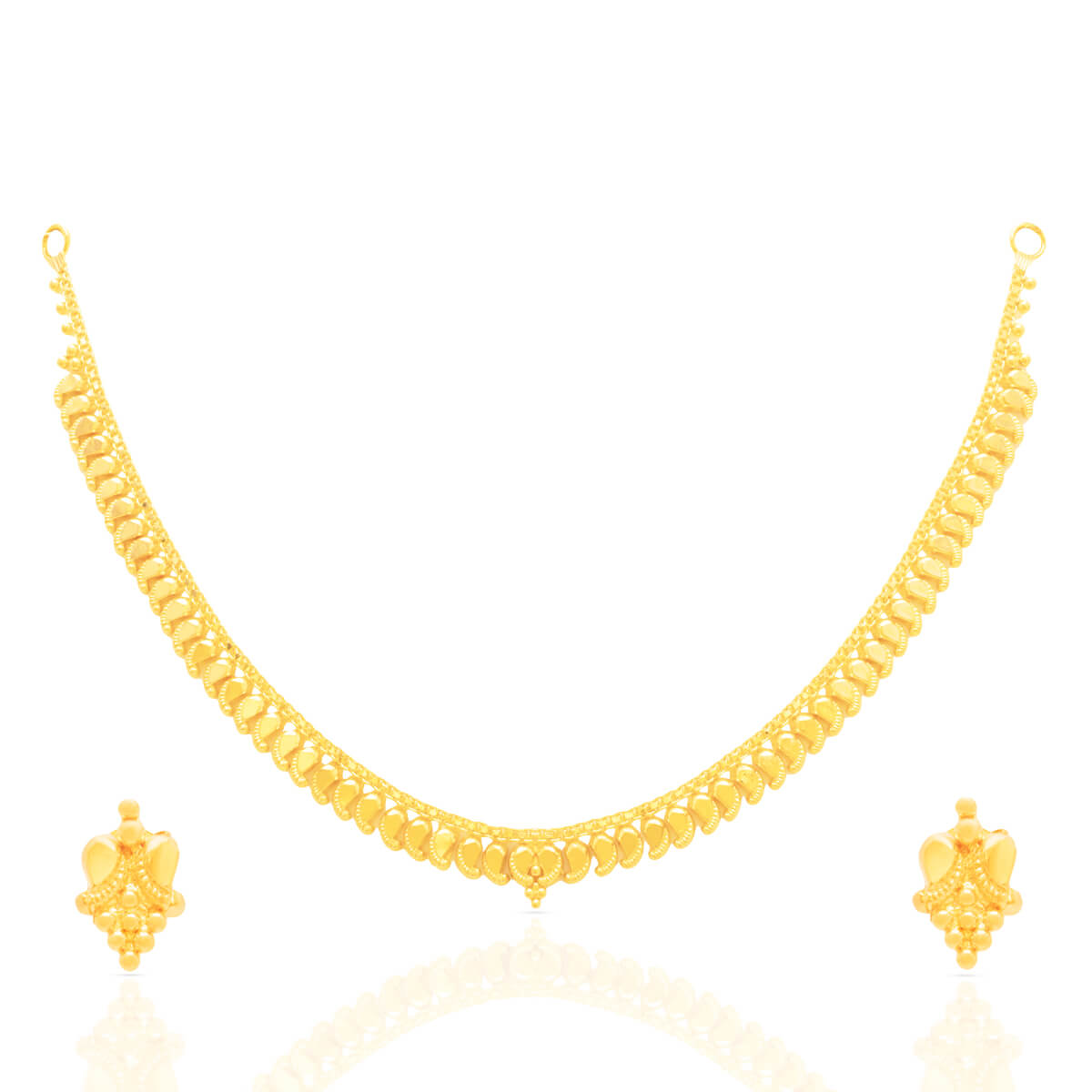 Gold Necklace Set with Free Gold Coin