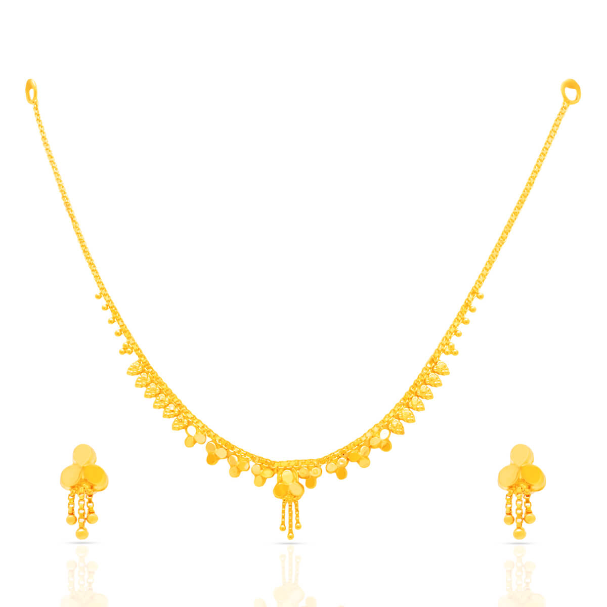 Gold Necklace Set with Free Gold Coin