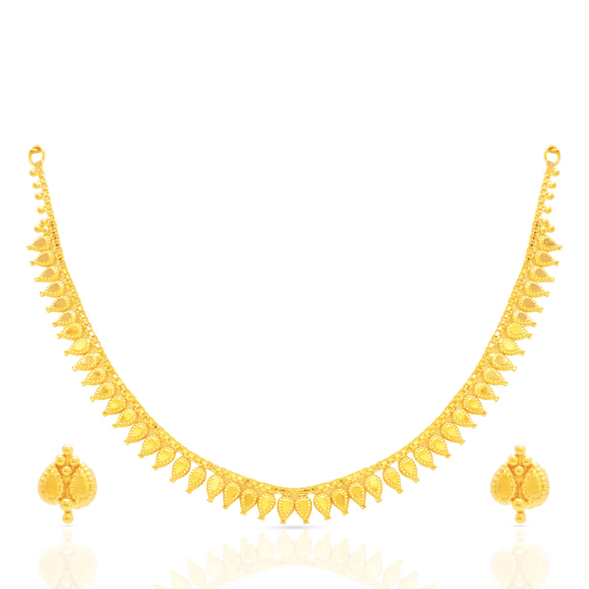 Gold Necklace Set with Free Gold Coin